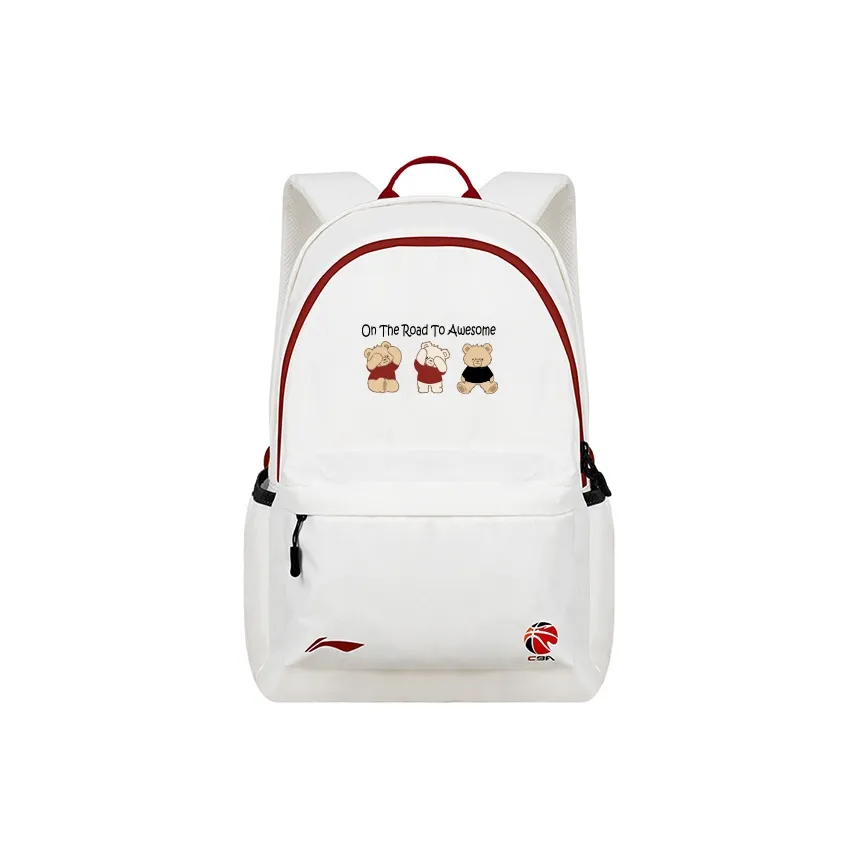 Лайнер Полиэстер Рюкзак Стандартный Унисекс Белый Красный