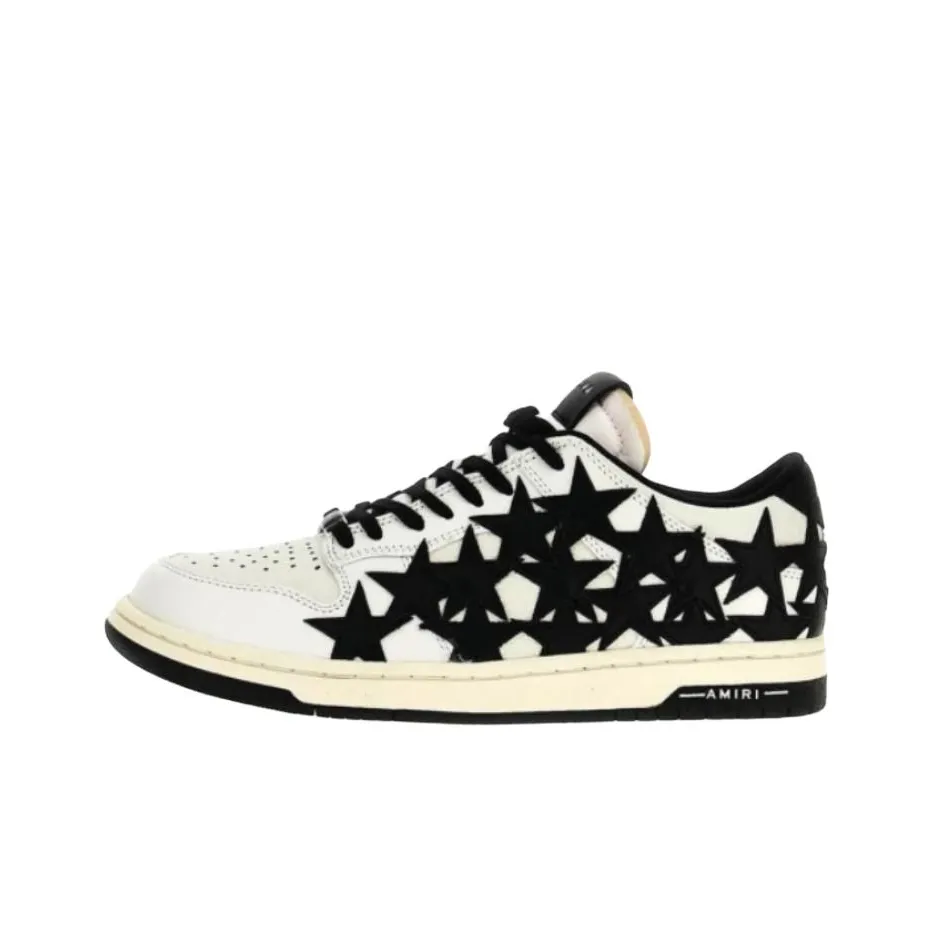 AMIRI Низкие кроссовки для скейтбординга Женские Белые Черные