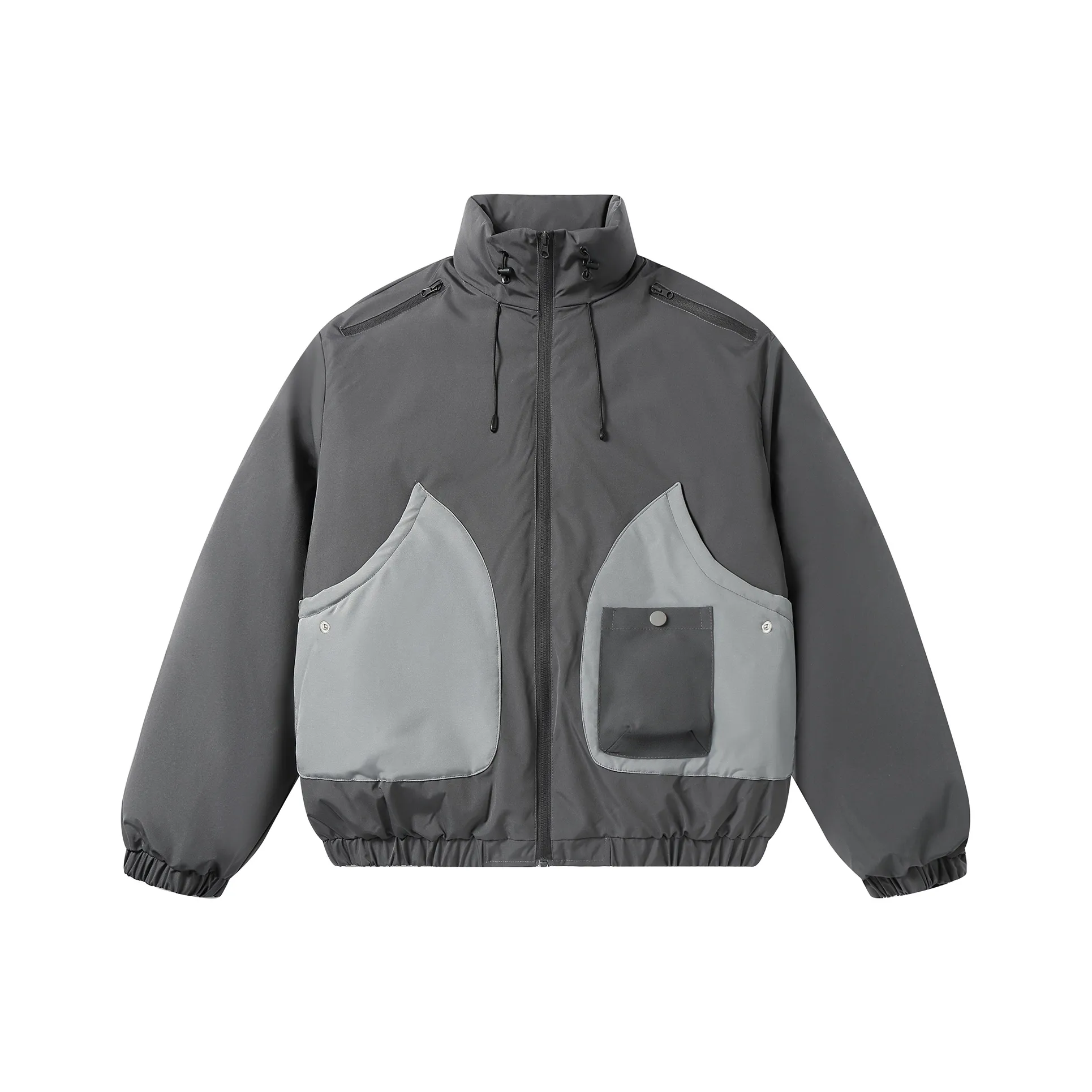 DOH STORE Серый Унисекс Пуховики