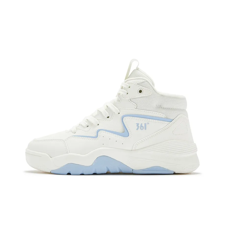 361° Баскетбольный щит устойчивый к истиранию термозащитный высокий топ повседневная обувь женский мерцание синий