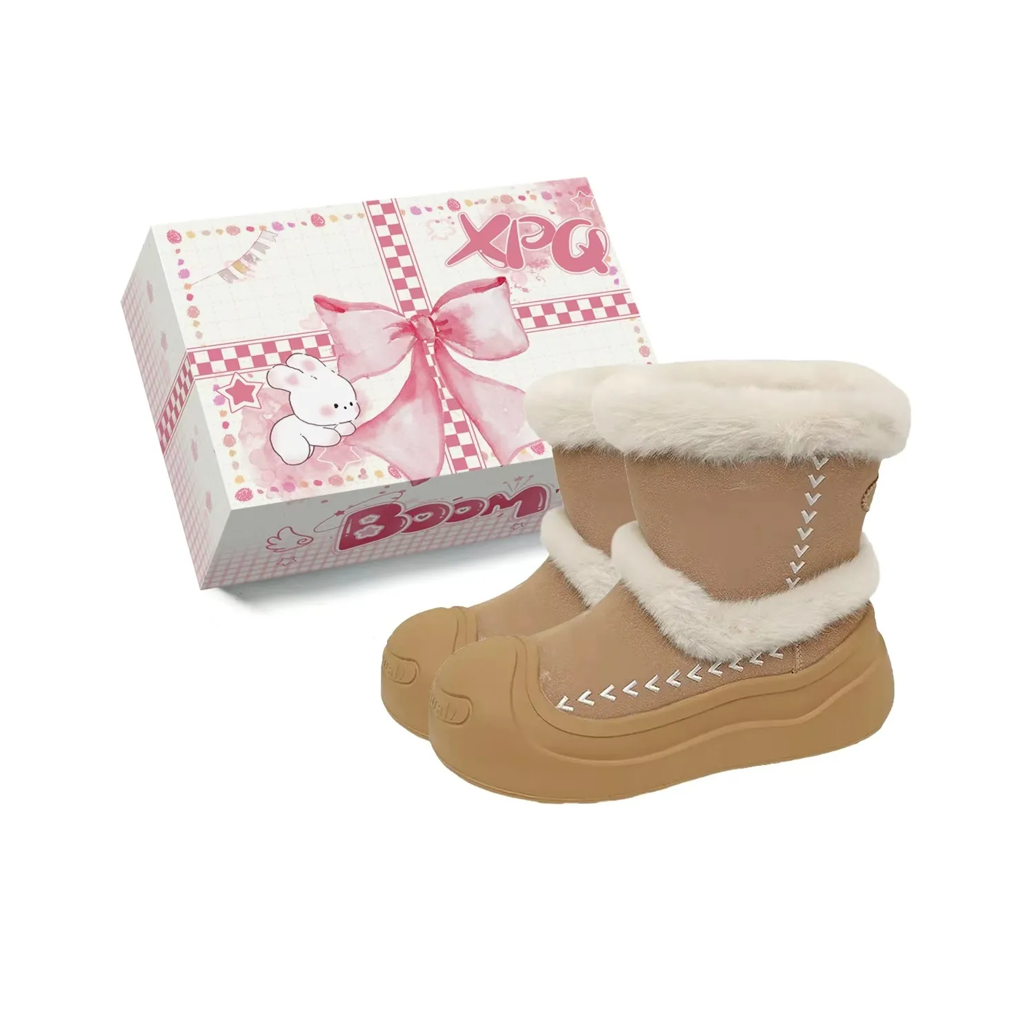 XPQ Теплоизоляционное покрытие Рекомендуемая высота Носки Crew Сноубутсы Женские