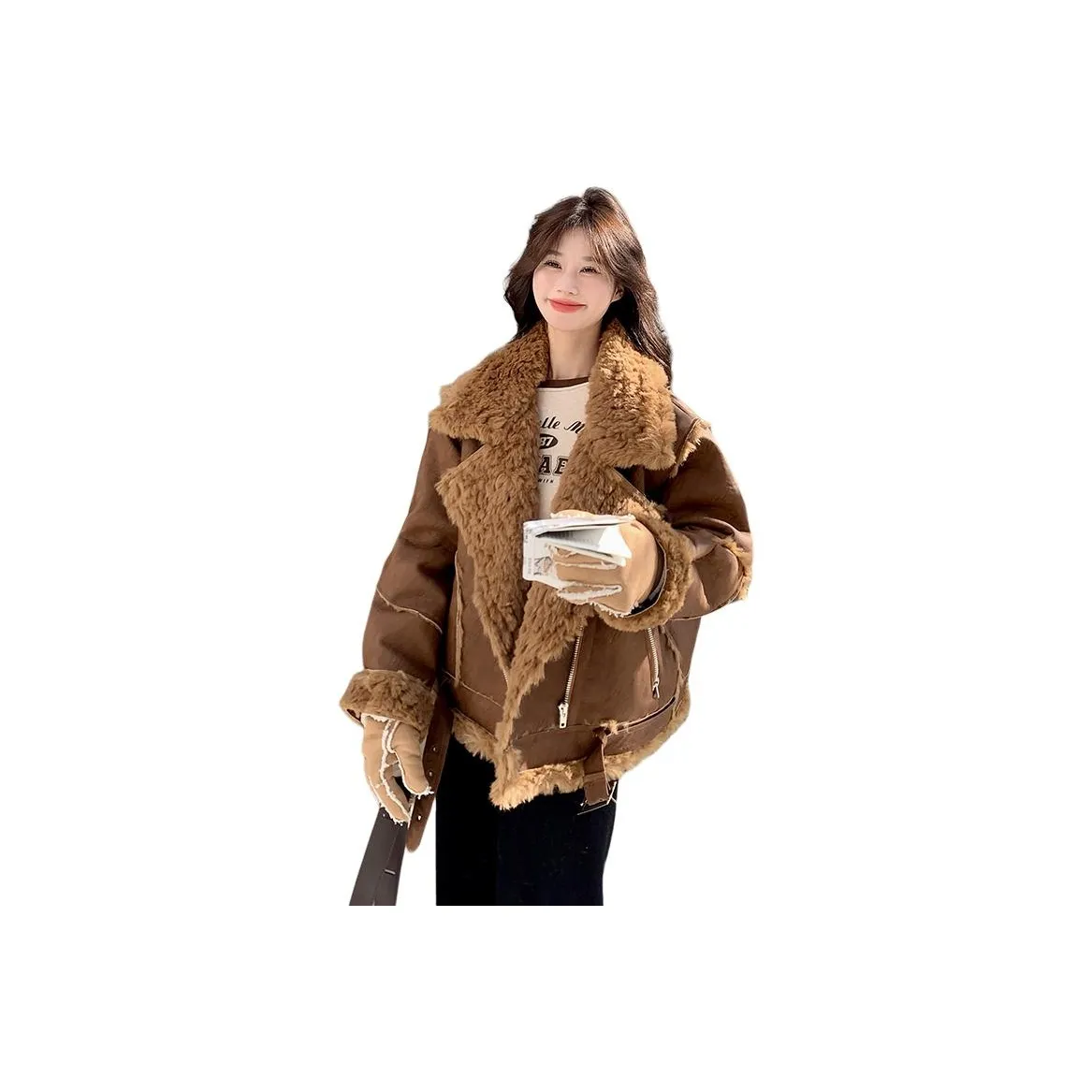 MEXICAN Бархат Feel Пальто Женское