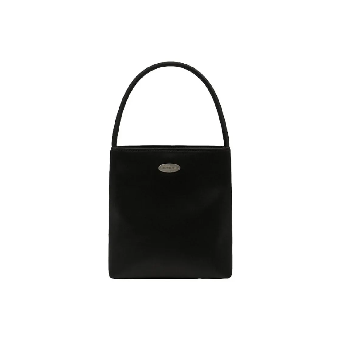 MARITHE FRANCOIS GIRBAUD Сатин Сумка Маленькая Женская Черная Кремовая