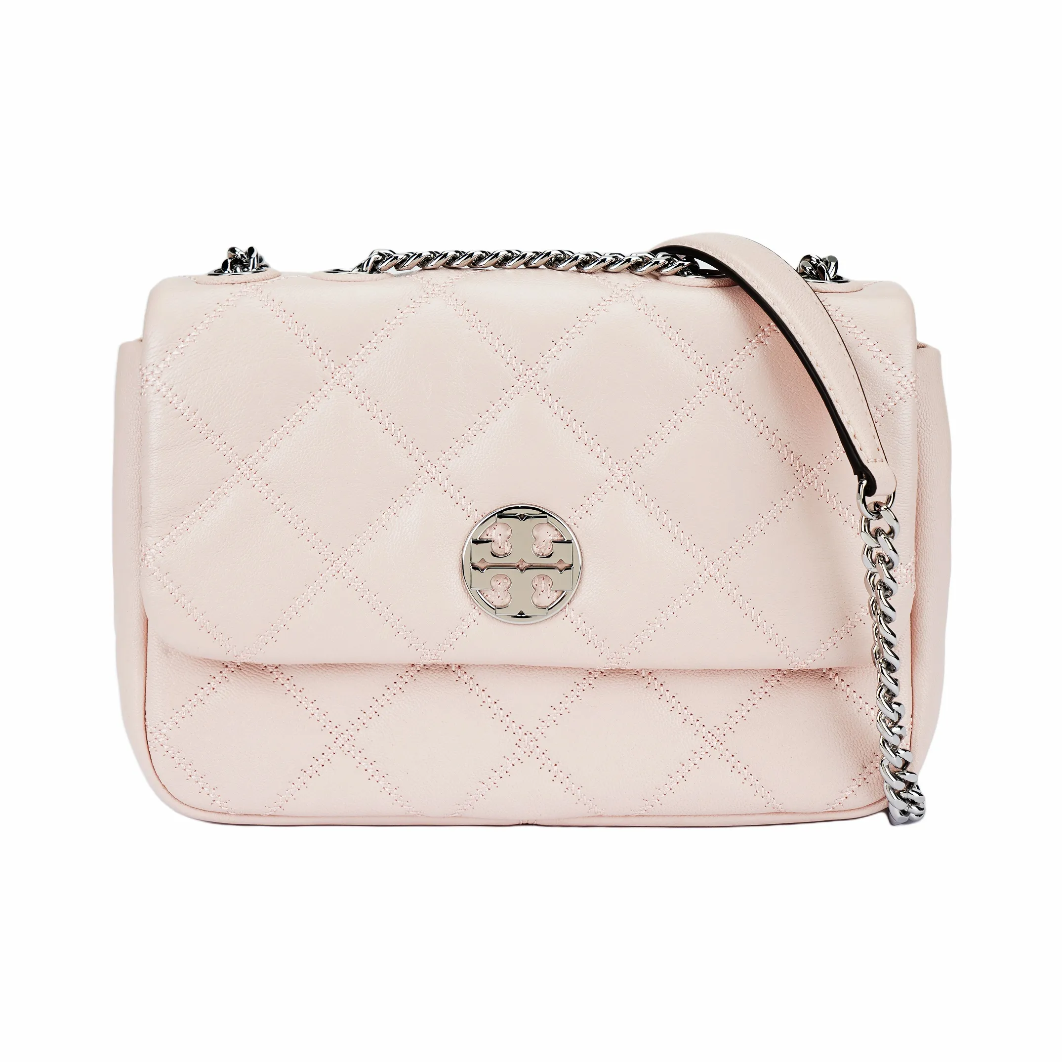 TORY BURCH Цепочка Плечевой ремень Сумка через плечо Маленькая Женская Розовая
