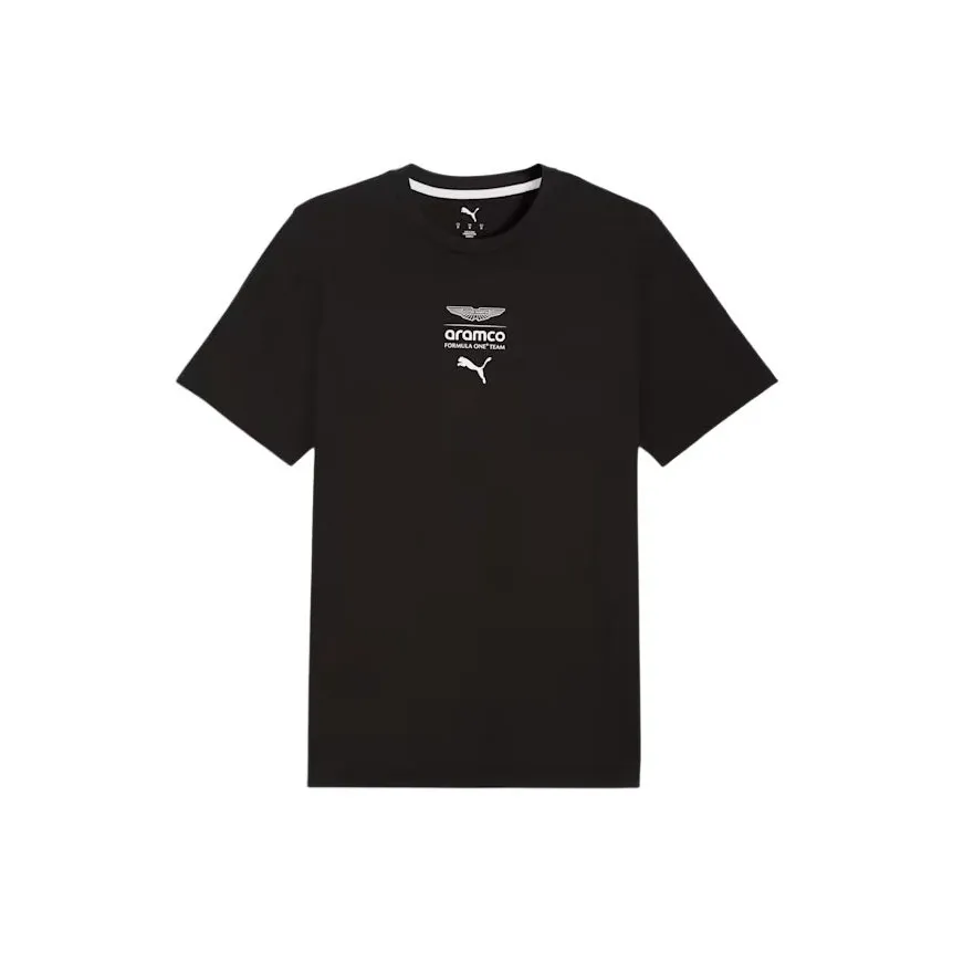 PUMA TEAM Черная Мужская Футболка