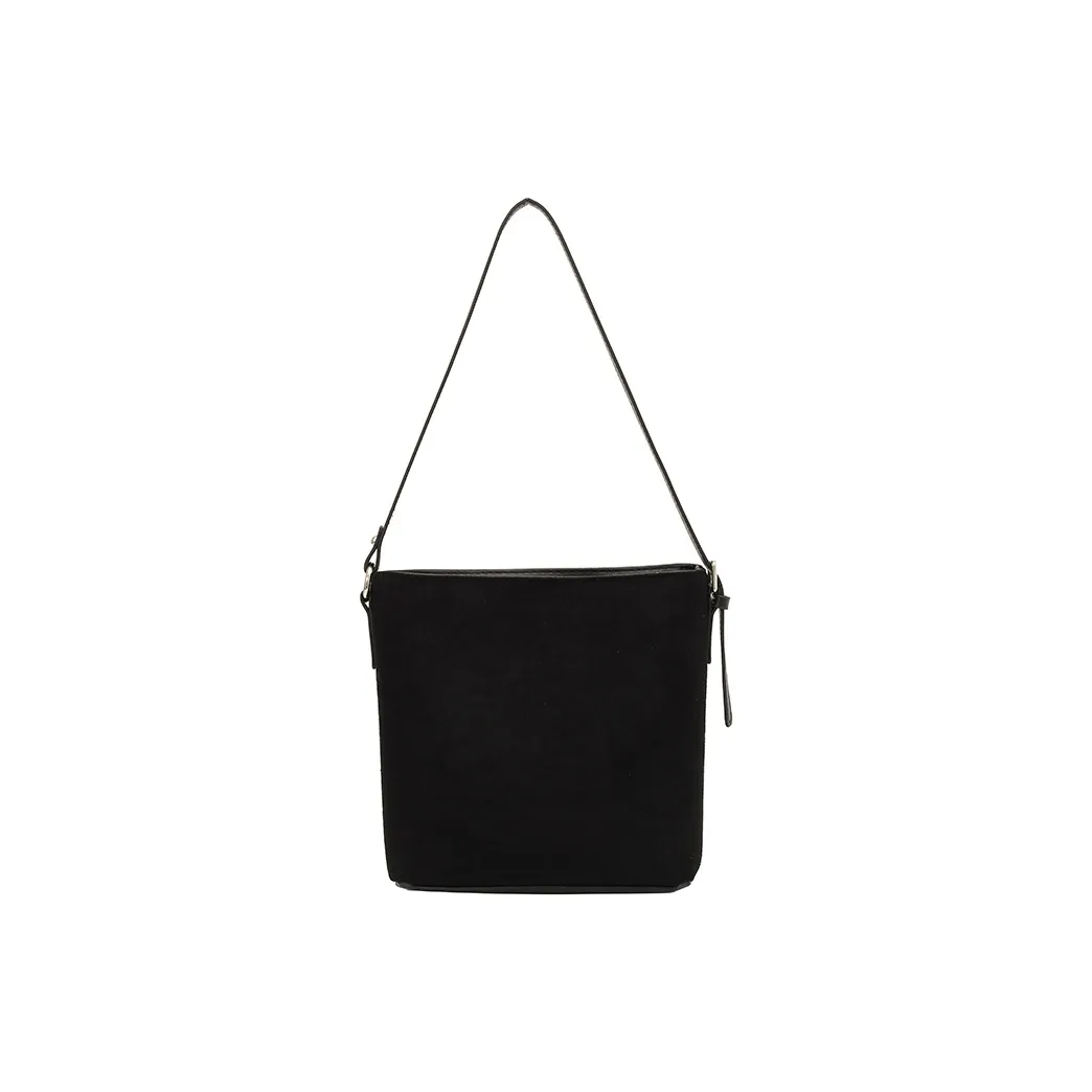 TOUTSEUL YOLO Замша Сумка через плечо Стандартная Женская Черная Желтая Хаки Зеленая Кофейно-коричневая