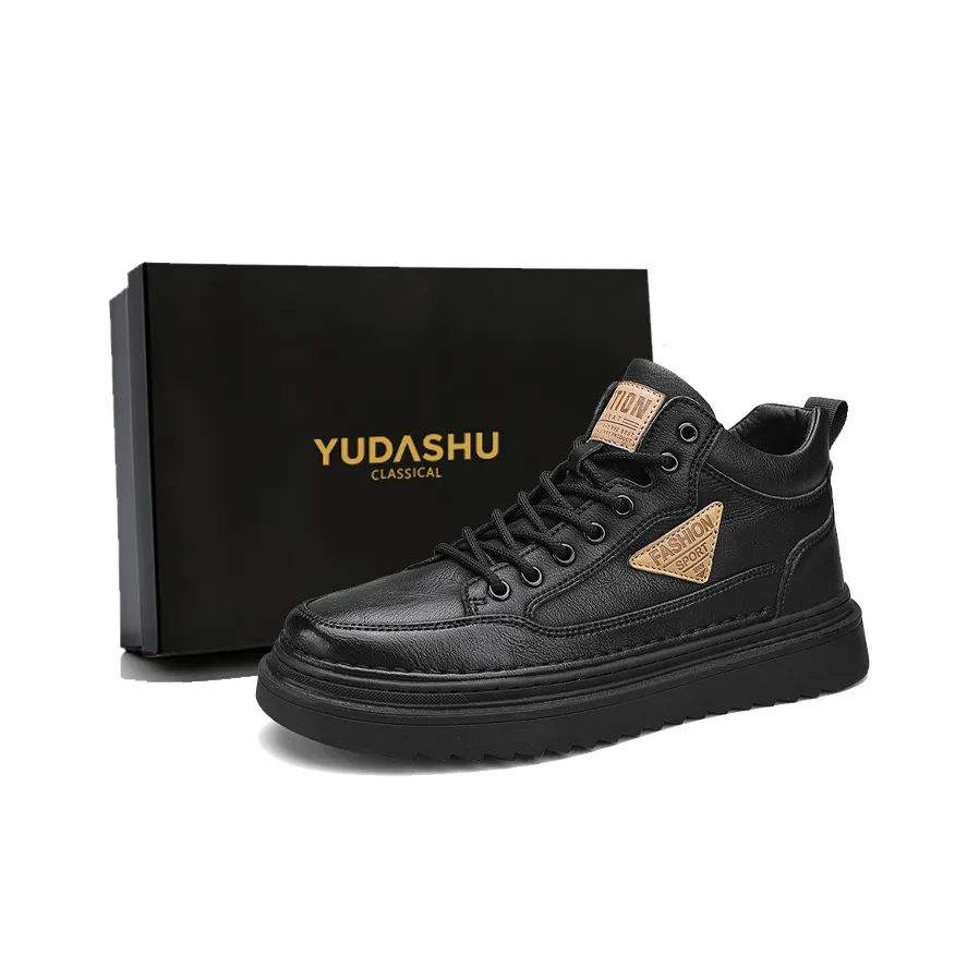 YUDASHU Повседневные кожаные туфли для мужчин