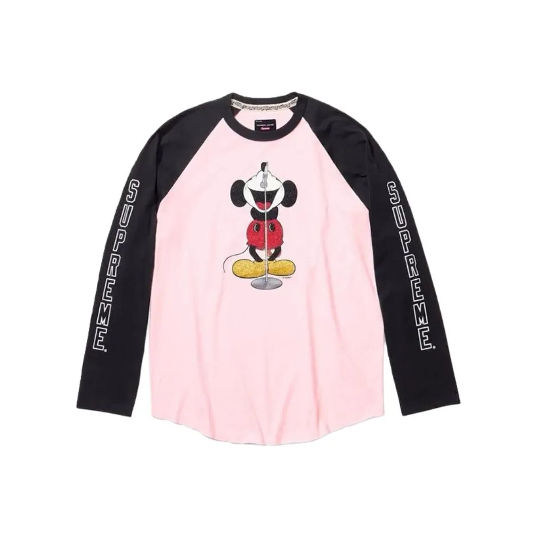 Supreme x MILAOSHU LIANMINGKUAN FW25 WEEK8 Реглан L S Топ T Рубашка Унисекс