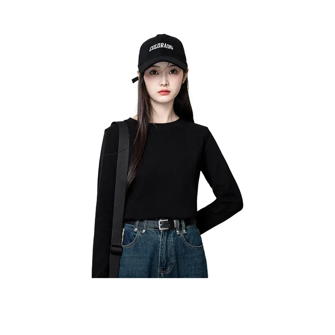 AWAO Черные Женские T-рубашки