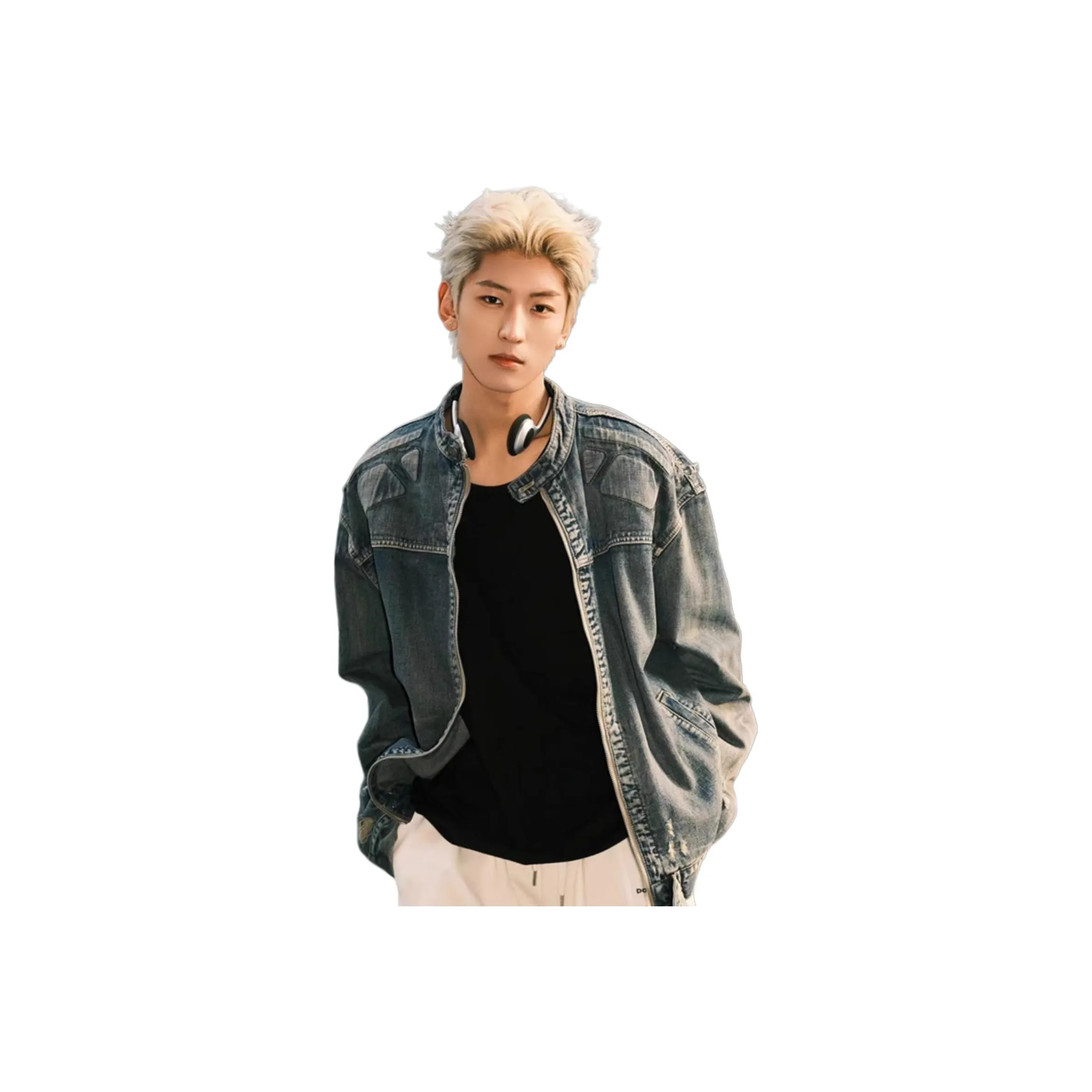 Pirkadat Синий Унисекс Джинсовые куртки