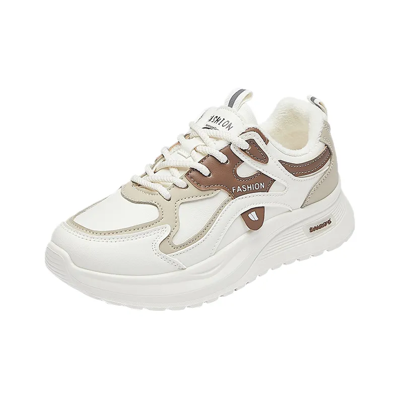 JOHLIN DREAM Повседневная Утепленная Обувь Термическая Изоляция Устойчивая к Износу Противоскользящая Низкий Топ Тяжелая Подошва Женская