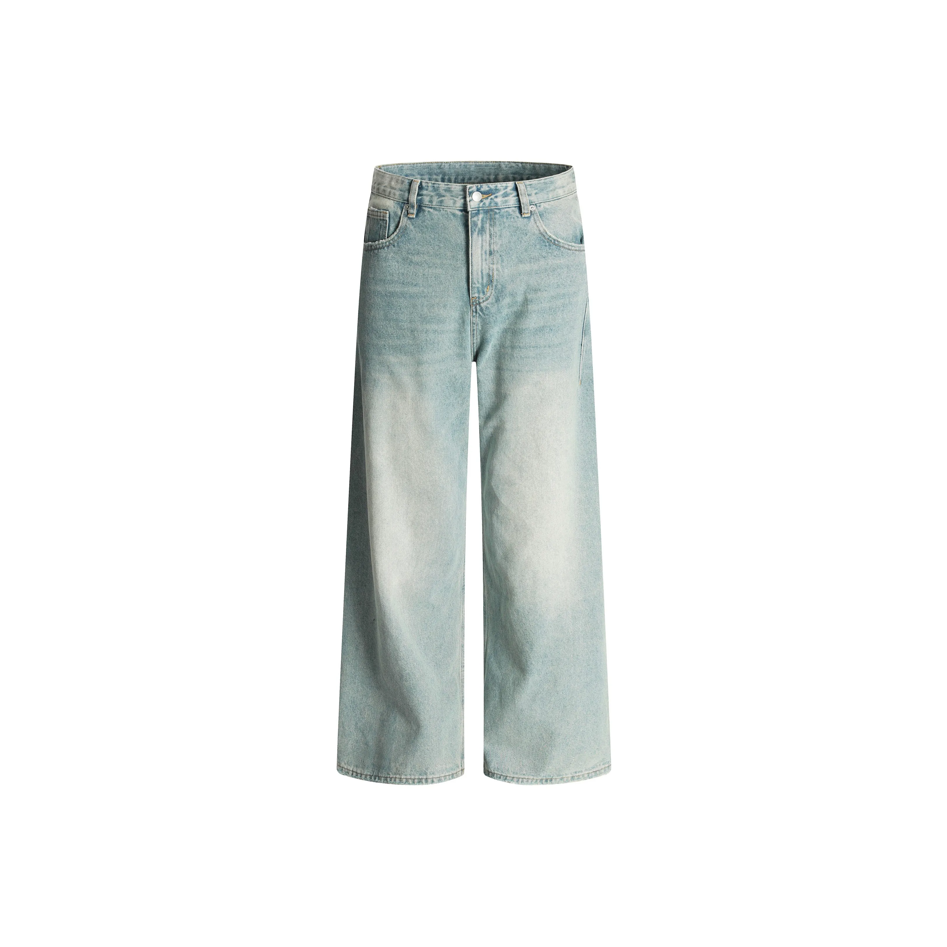 NewJnxs Бирюзовые Унисекс Джинсы