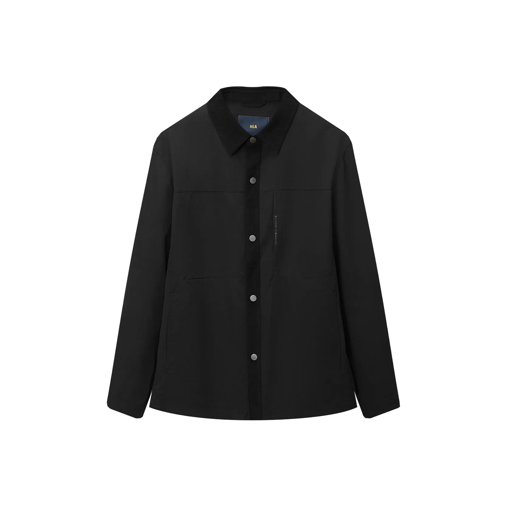 HLA Черная отделка U2 Мужская куртка