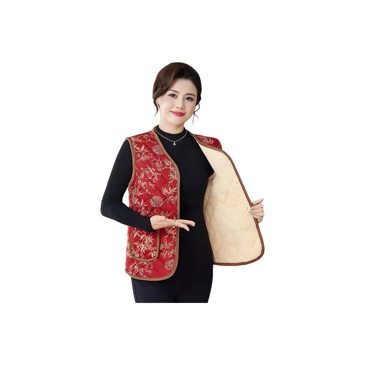 SHUHAOBAI Женские Средний Aged Пожилой Топы