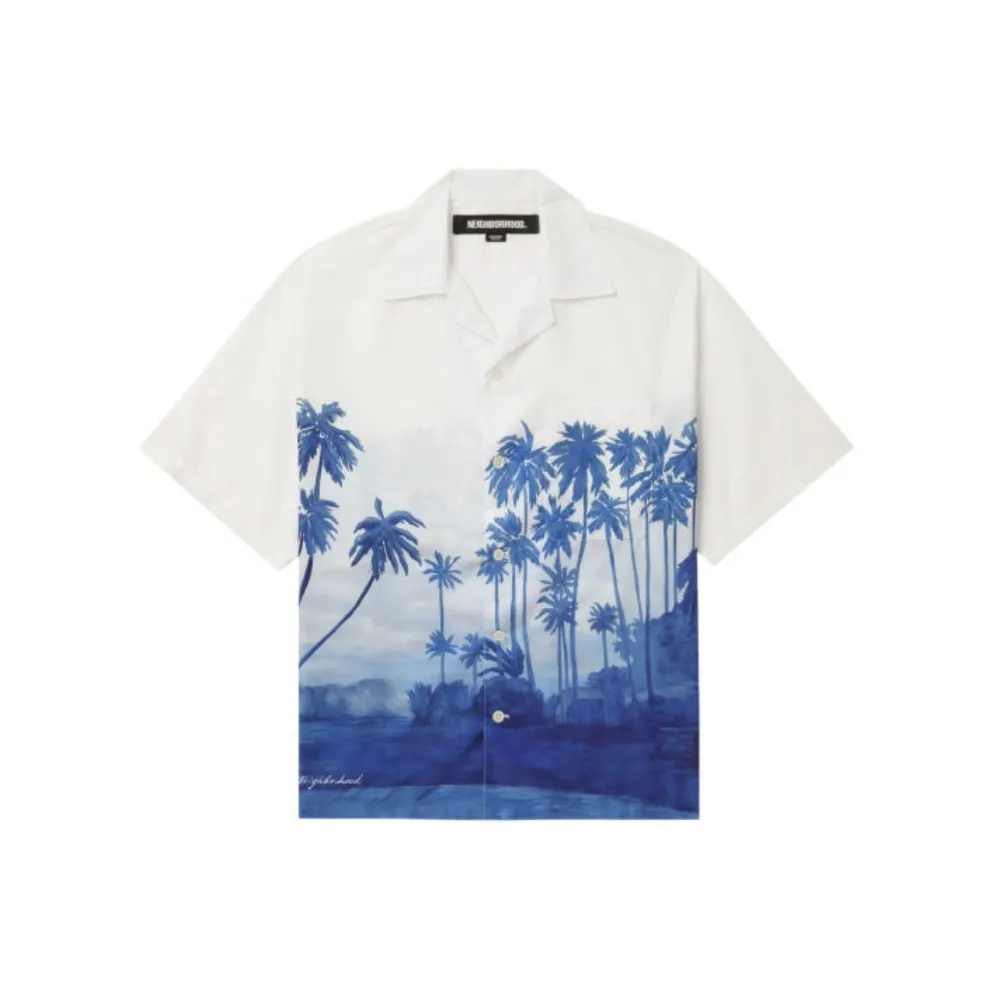 NEIGHBORHOOD Мужские Синие Рубашки