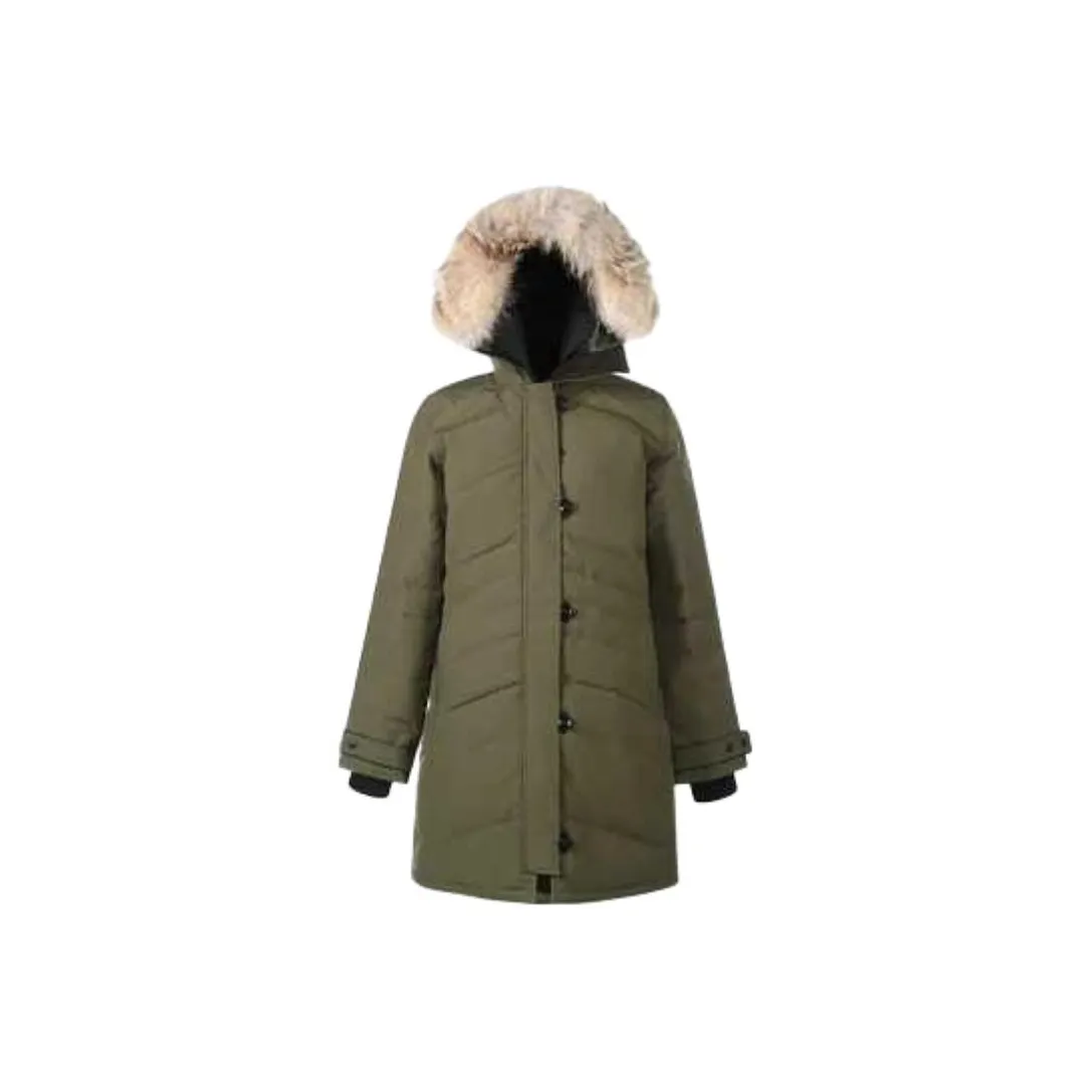 Canada Goose Lorette Series Down Jackets Women's Army Green