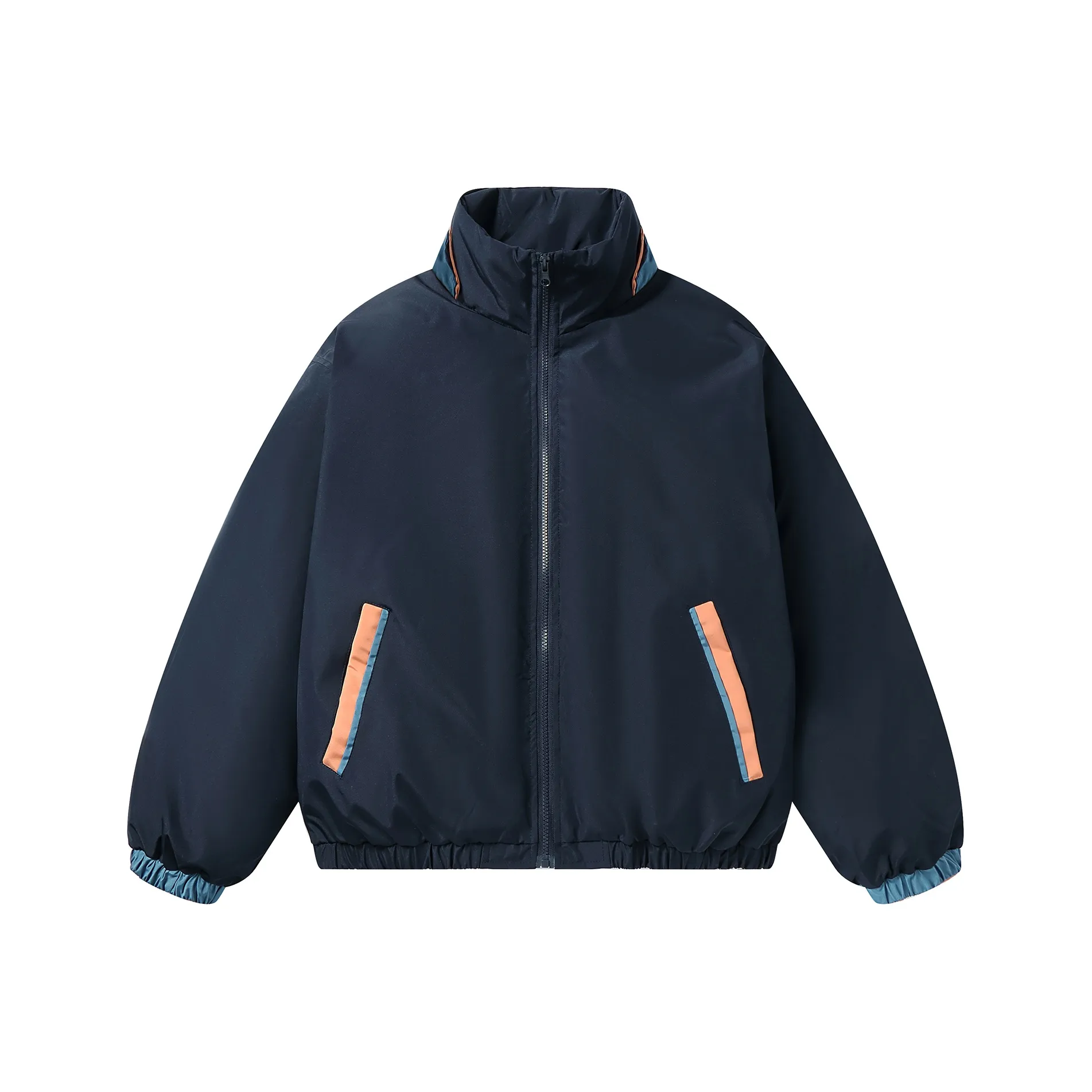 DOH STORE Темно-синий синий унисекс пуховики