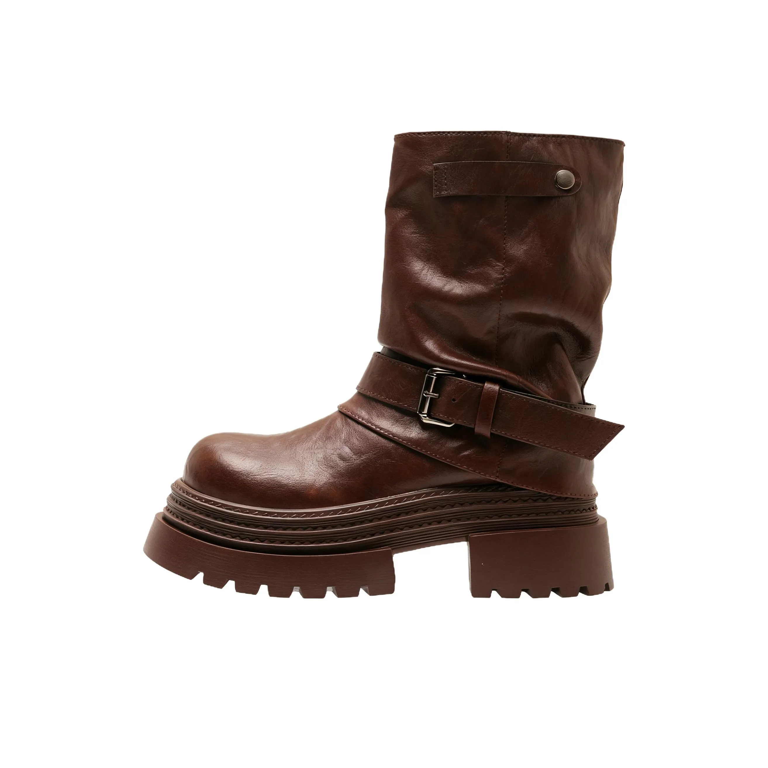 PARK DANCE Короткий Платформа Мартинсы Женские