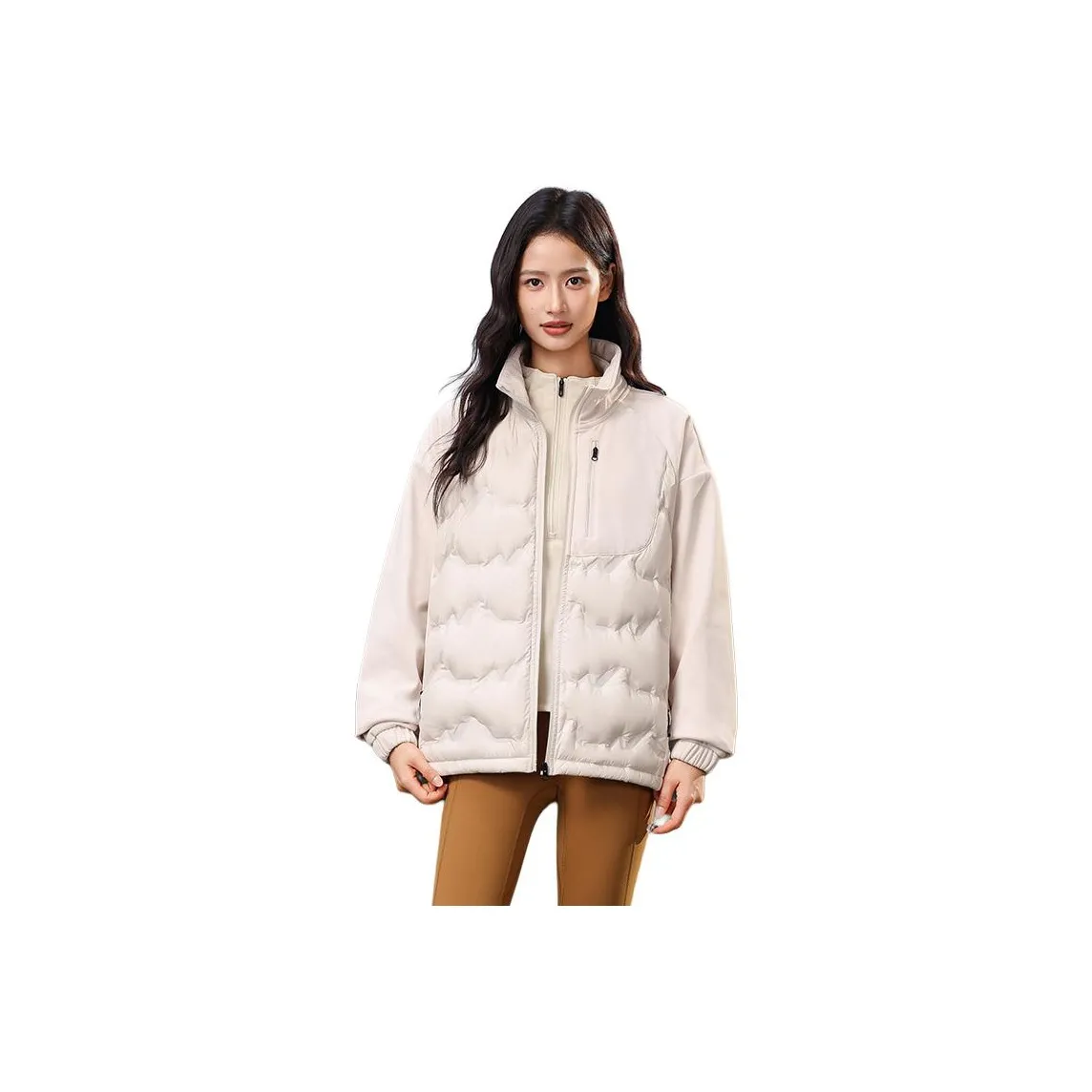 Yalu 1972 Бежевый Унисекс Пуховики