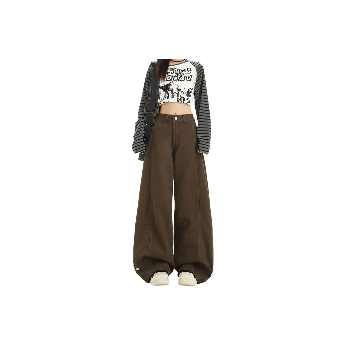 BELOVED STARRY Коричневый Женские Джинсы