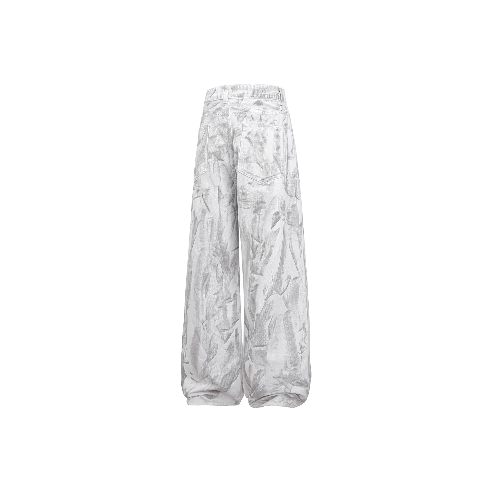 POINTLIMIT Белый Tie Dye Унисекс Джинсы