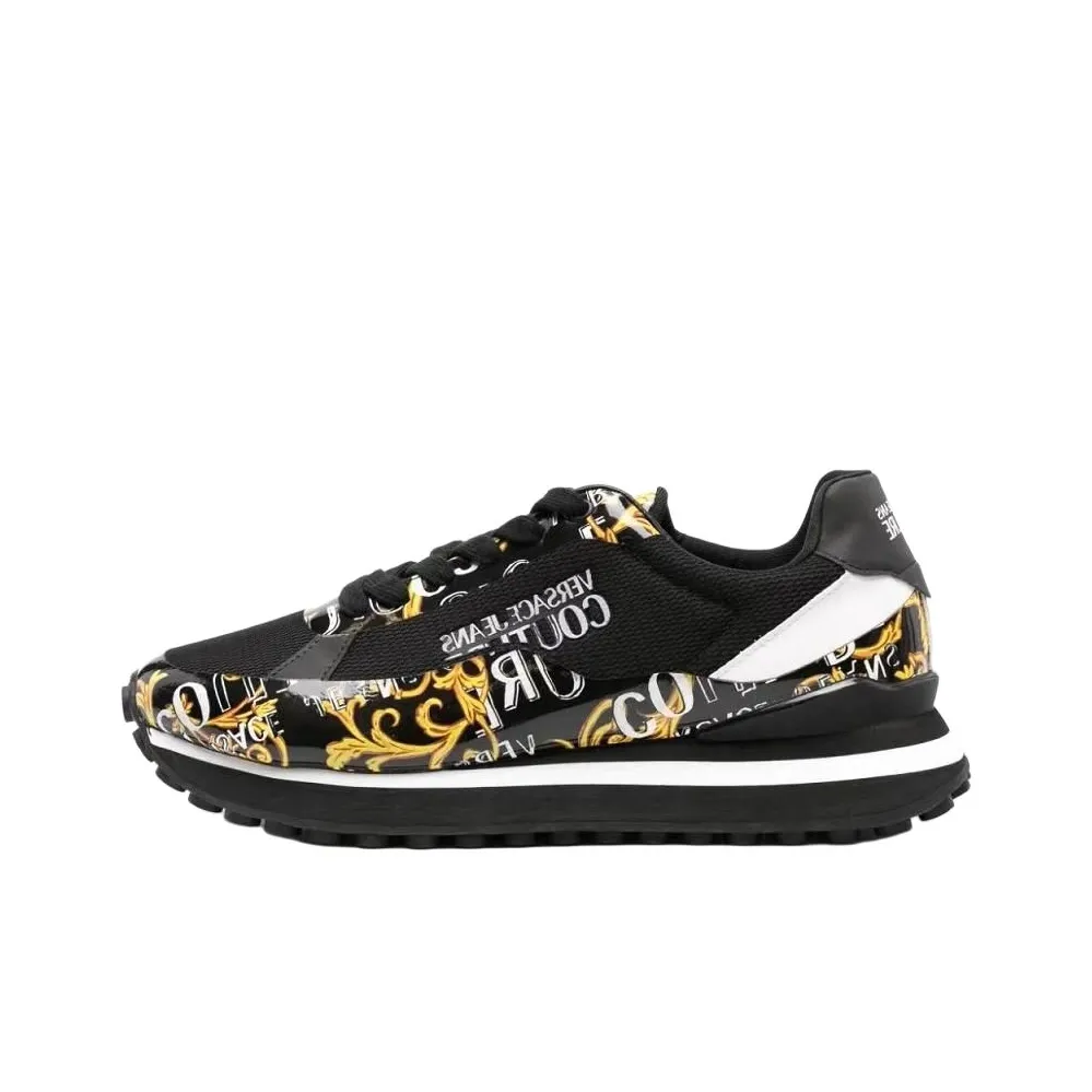 VERSACE JEANS COUTURE Casual Shoes Men Low Top Black