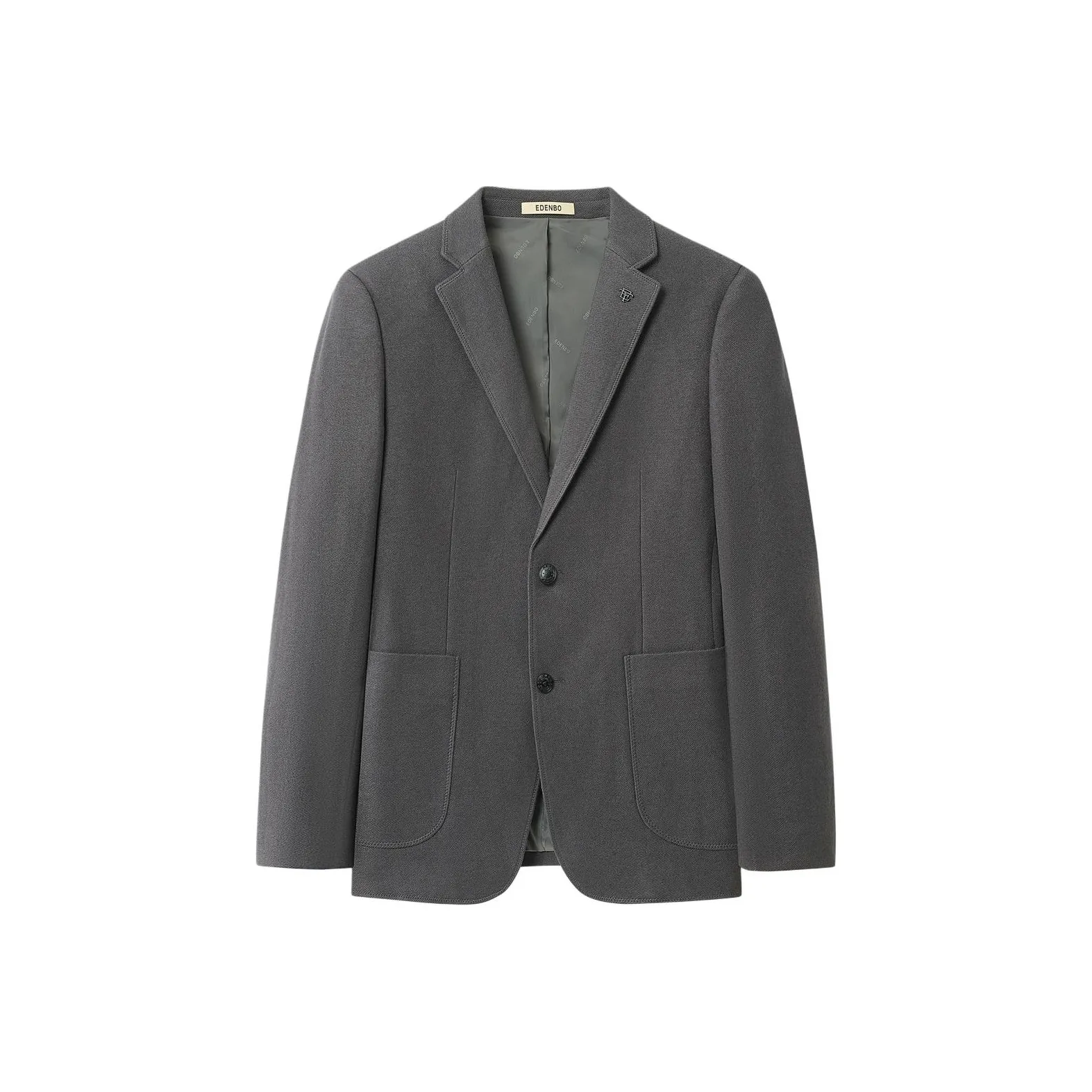 EDENBO Мужской деловой костюм серого цвета