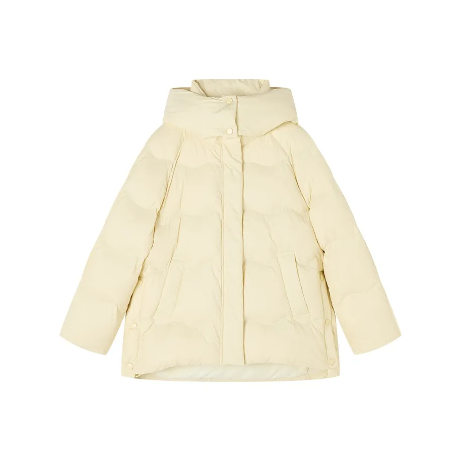 XIANGYING Прозрачный Желтый Женские Пуховики