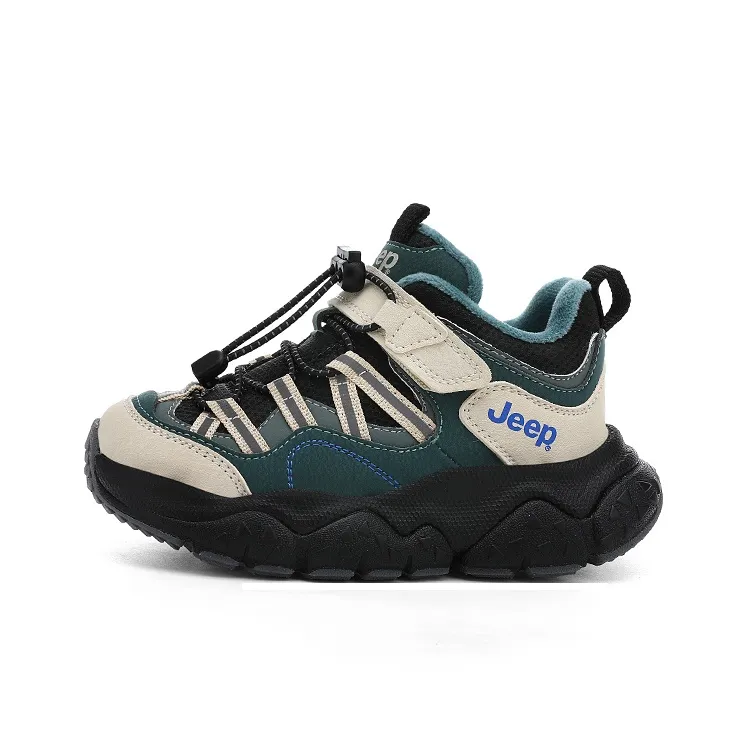 Jeep Термическая Аbrasion-Resistant Anti-Slip Низкий Топ Детская Туристическая Обувь Подростки