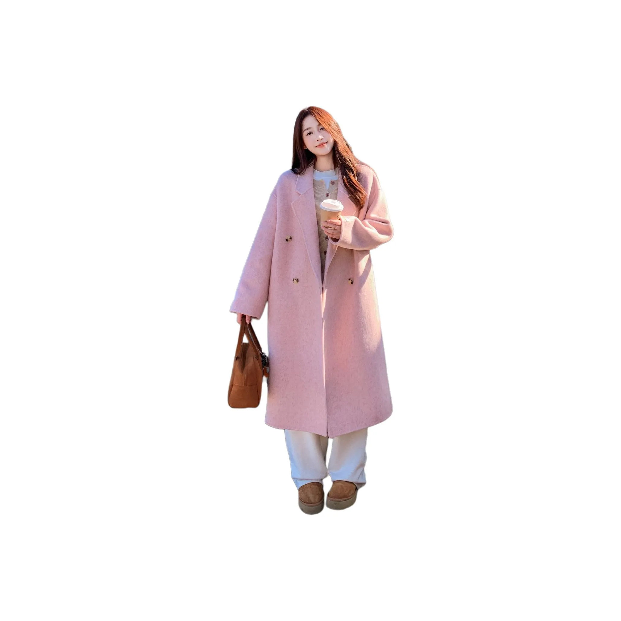 MEXICAN Розовое Женское Пальто