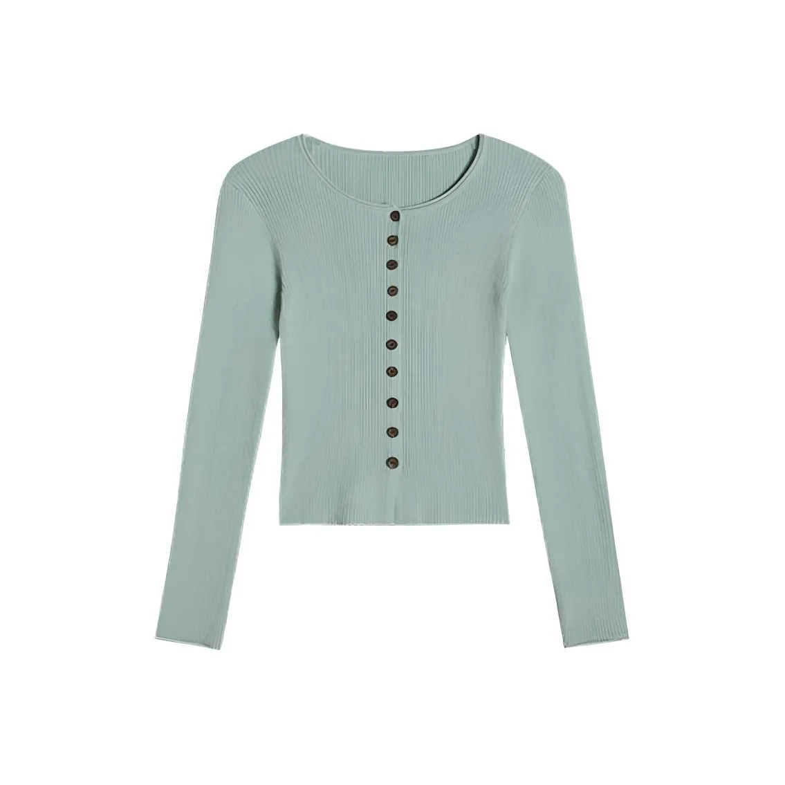 PLANE DRIFT Зеленый с шелковым шарфом женский трикотаж