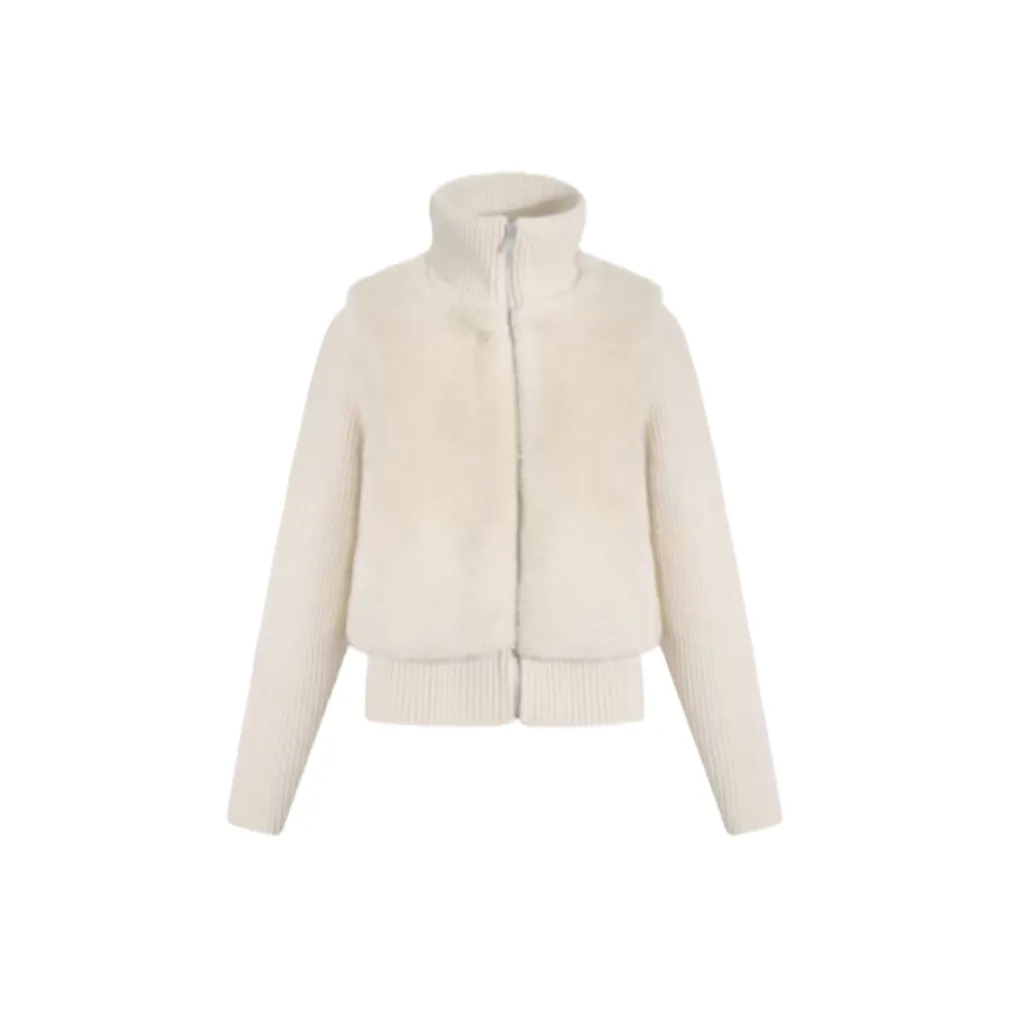 ZEKIKO STUDIO Белый Женские Меховые изделия