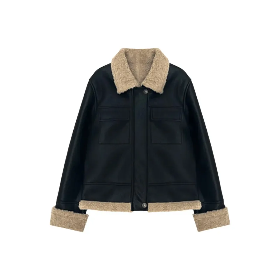 YOUSEKOO Кожа Куртка Женская