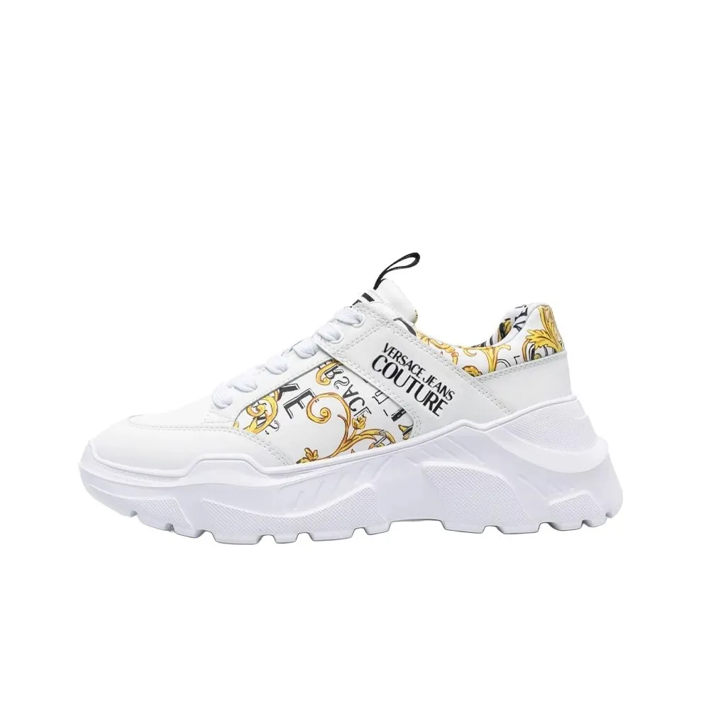 VERSACE JEANS COUTURE Speedtrack Low Топ Повседневный Мужской Белый