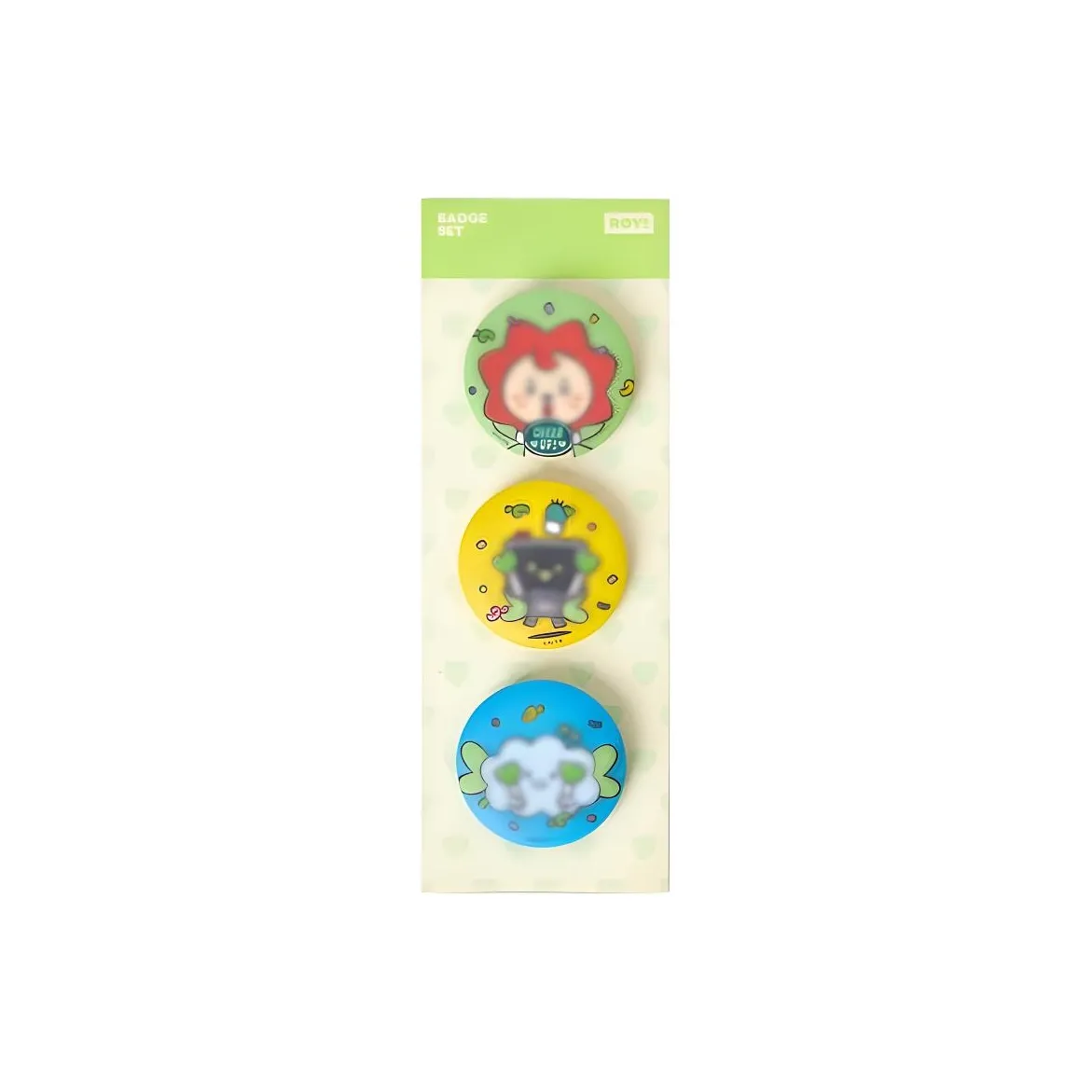 LINE FRIENDS ROY6 Лайянг CHEER UP Коллекция Значки