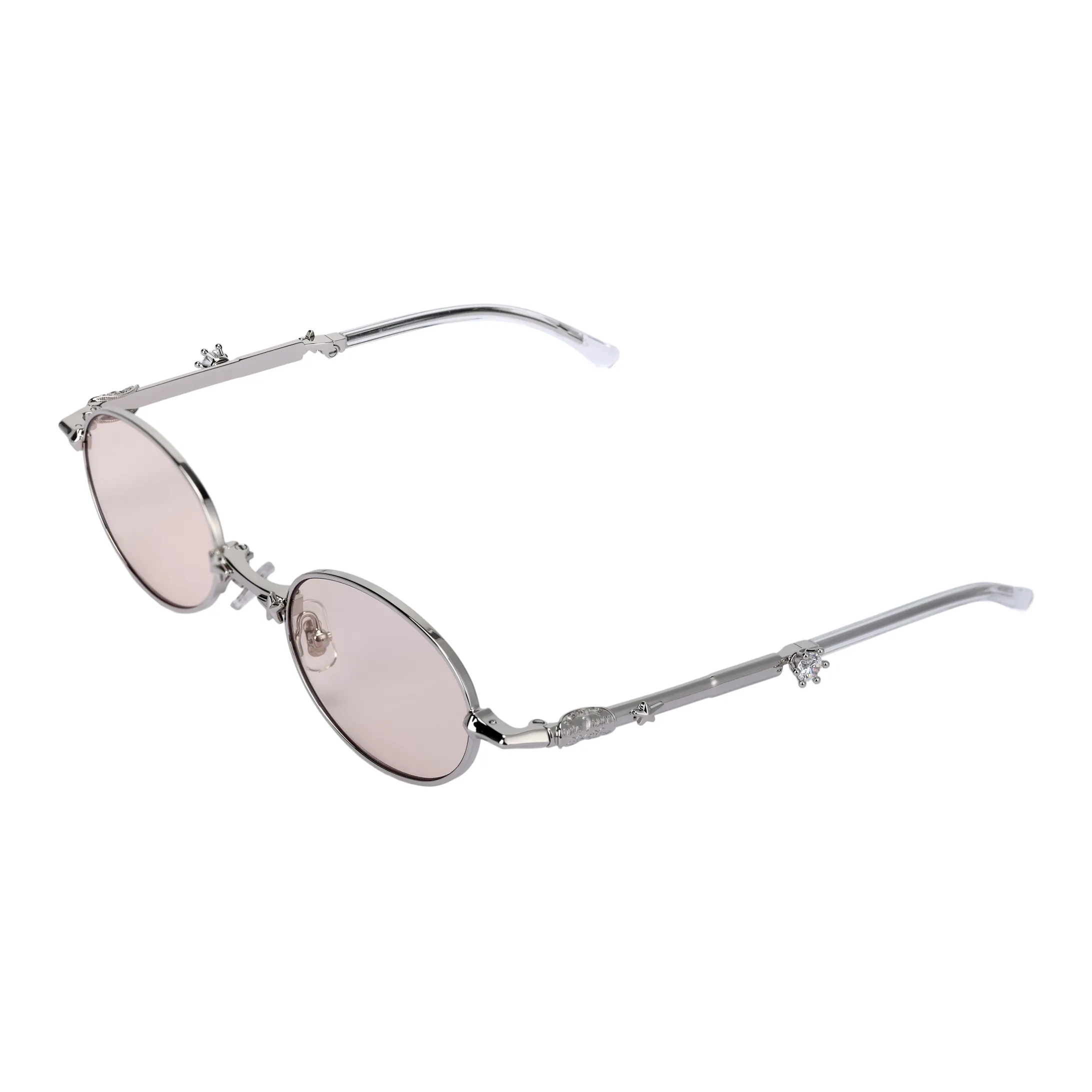 GENTLE MONSTER Металл OVAL SUNGLASSES Унисекс Серебряный