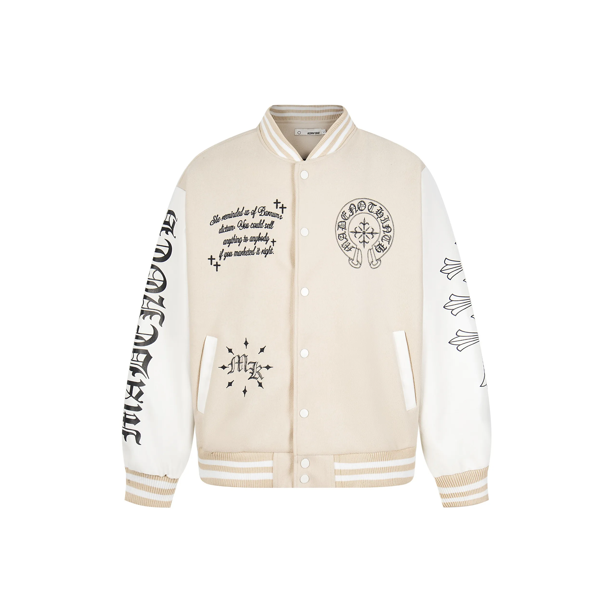 HIPHOPPUNKS Бейсбольная куртка Мужская