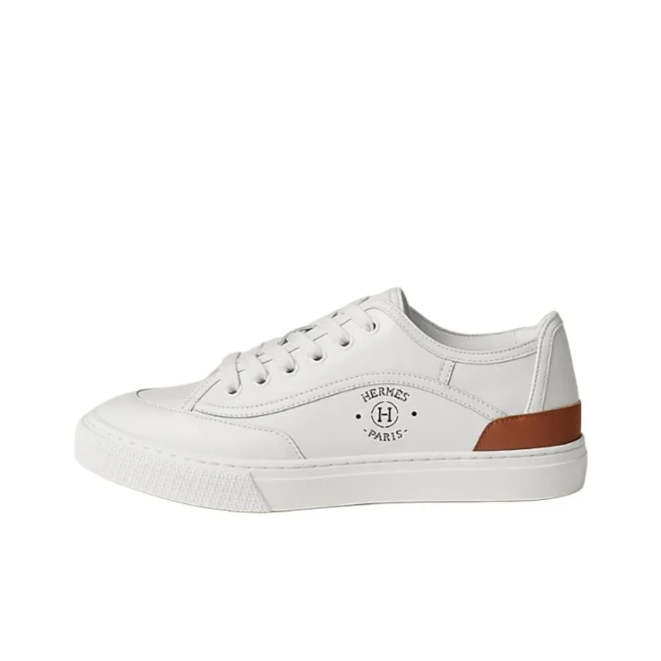 HERMES Get Skateboard Shoes Women's Low-Top White