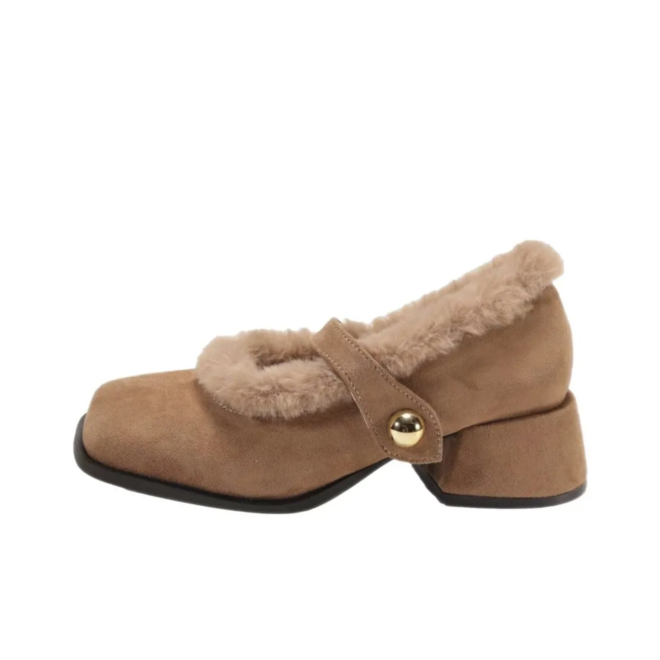 Puppytown Грубый каблук Туфли Мэри Джейн Женские