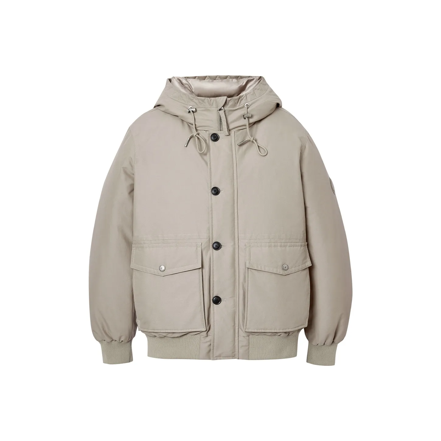 JACK JONES Светлый хаки E11 Мужской пуховик