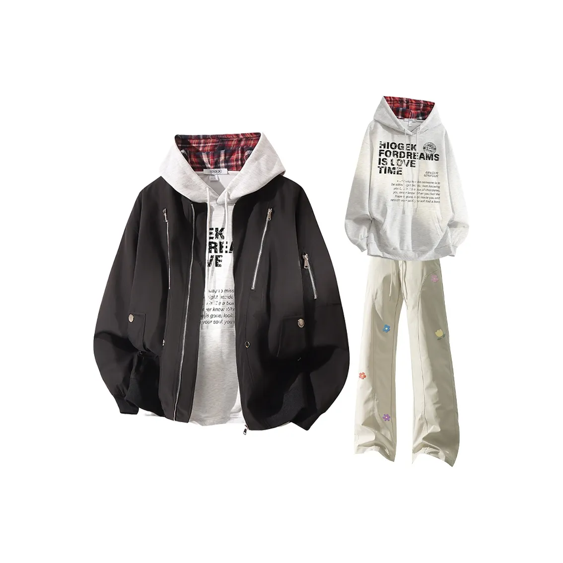 OGEK Унисекс Повседневная Спортивная Одежда