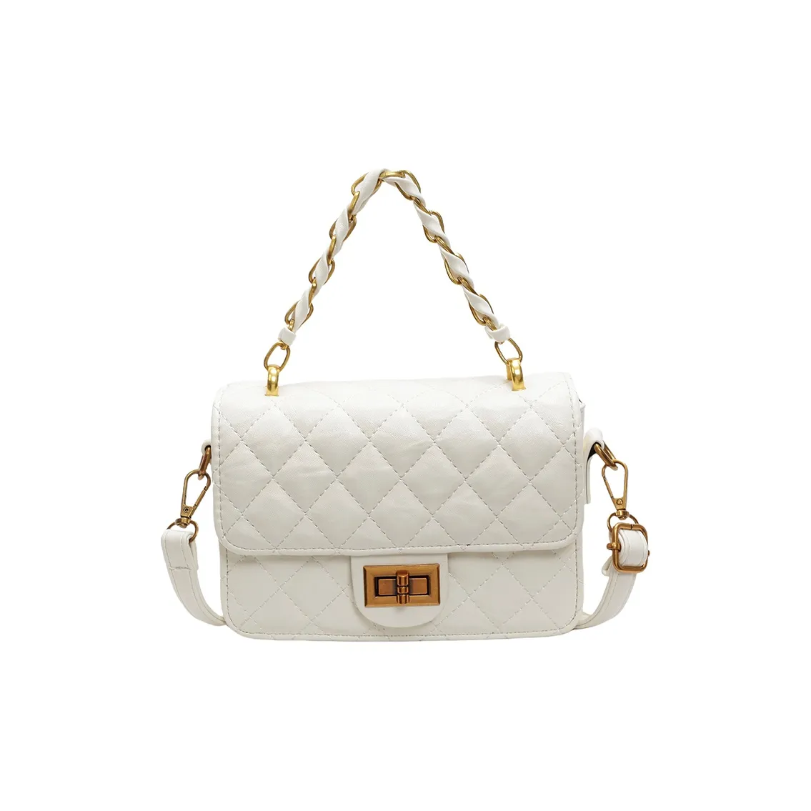 TOUTSEUL YOLO ПУ (полиуретан) Сумка через плечо Женская Экрю Черный Кофейный Карамельный Ankara Красный