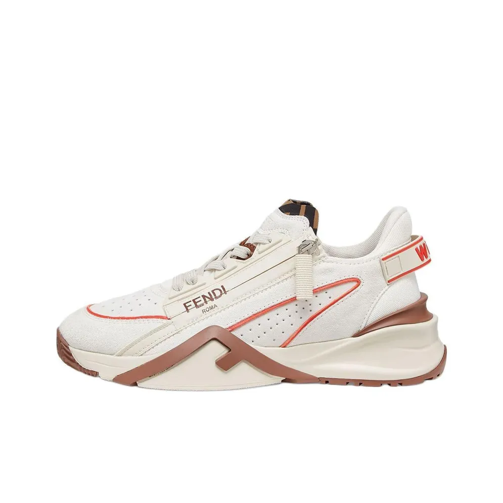 FENDI Flow Casual Shoes Women's Low-Top White
