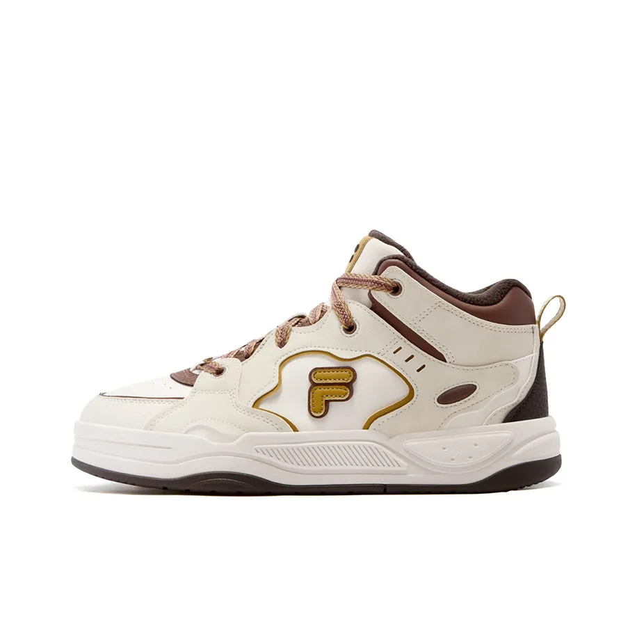 FILA FUSION BANK II MID Топ Скейтборд Кроссовки Мужские Белый Пряжа