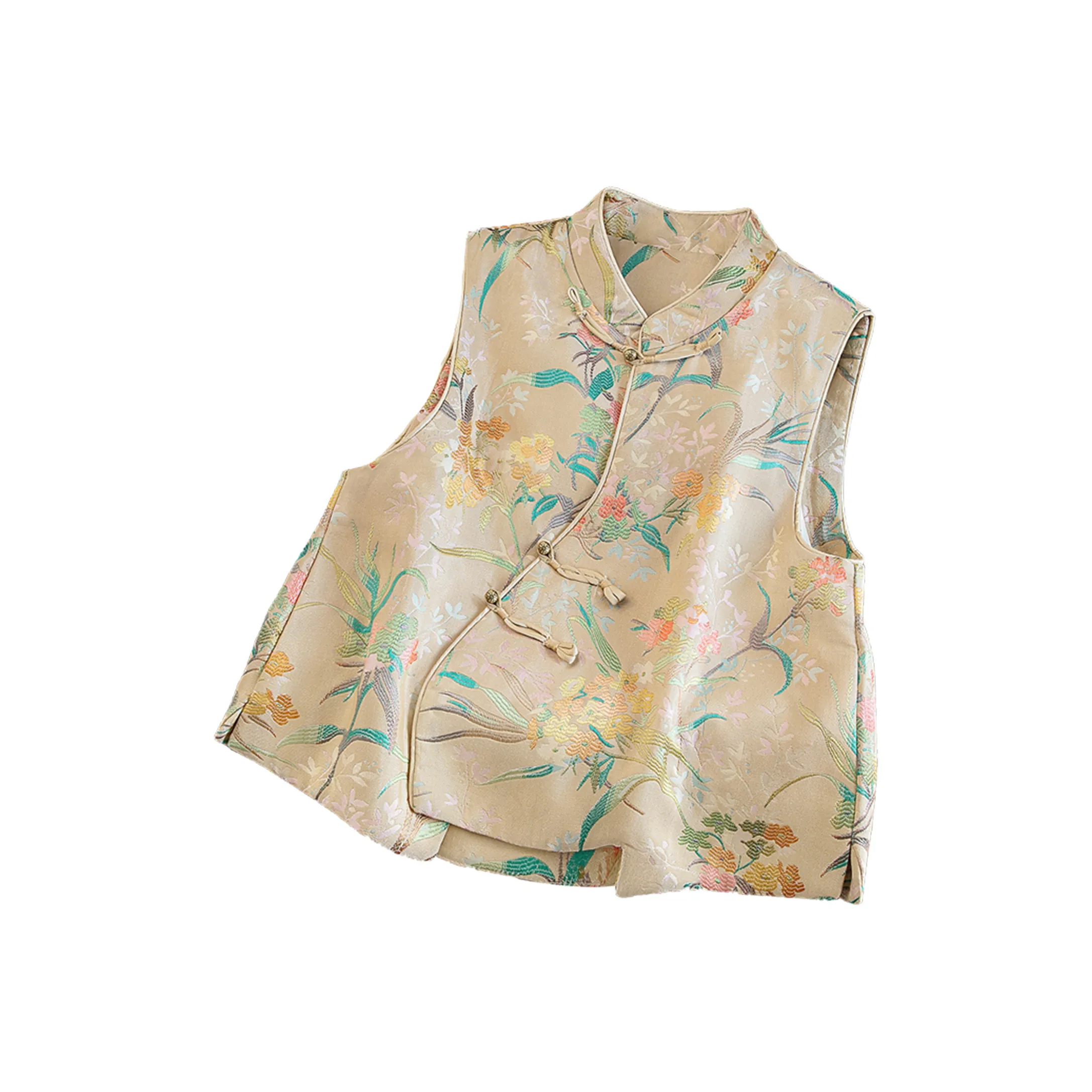 SIBAISHE Абрикос Женские Жилеты