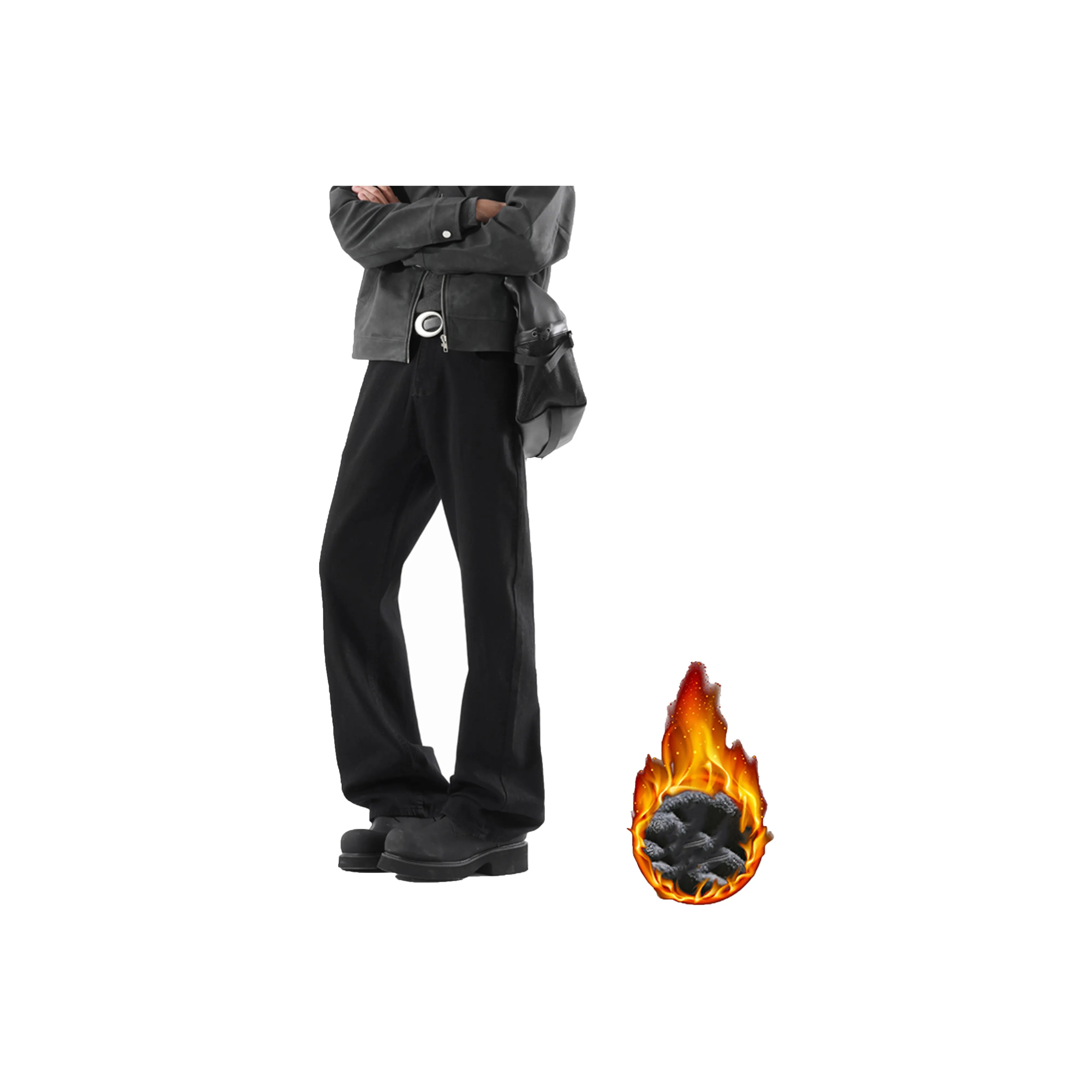 BLACK AT Унисекс Джинсы