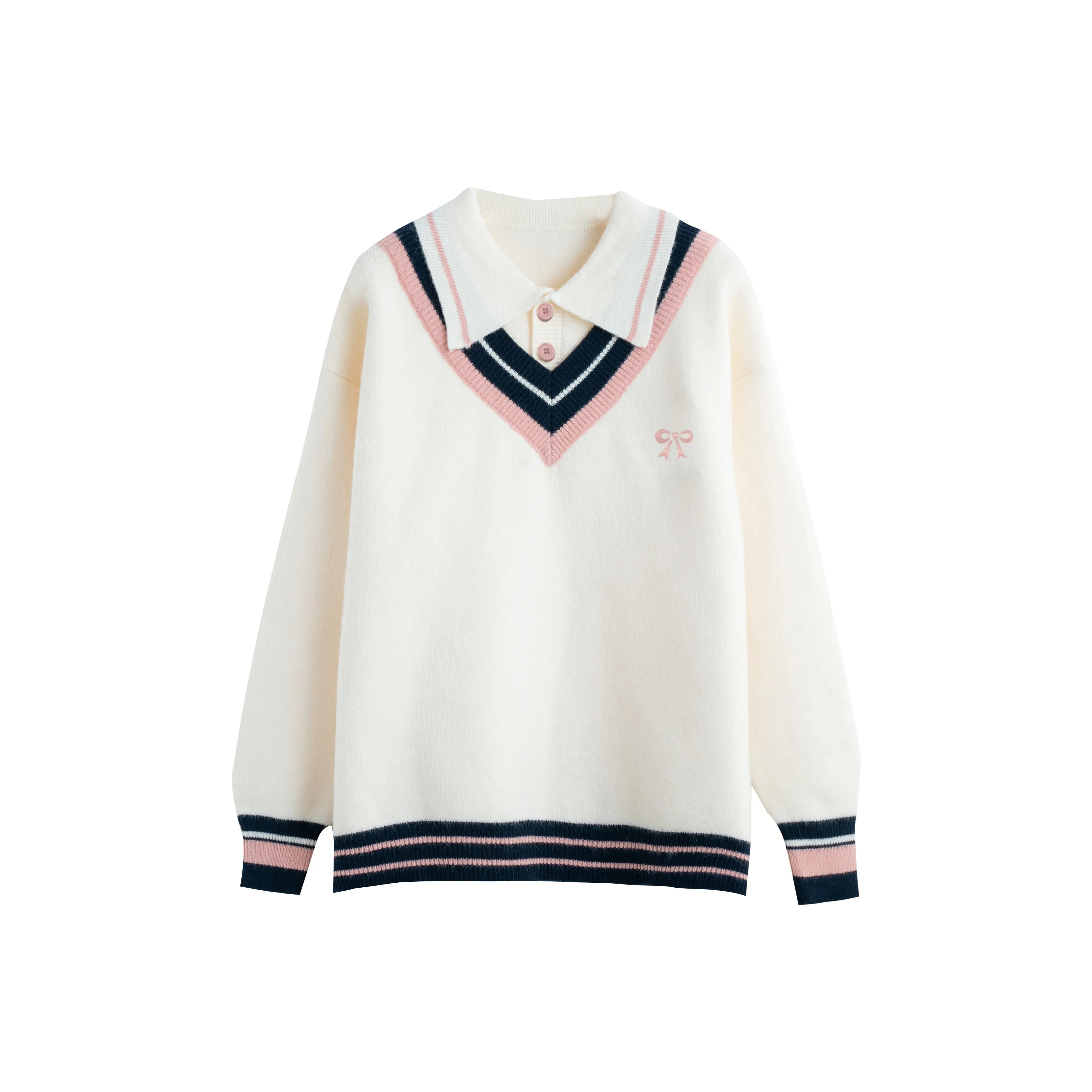 Tonlion Белый тон Женская трикотажная одежда