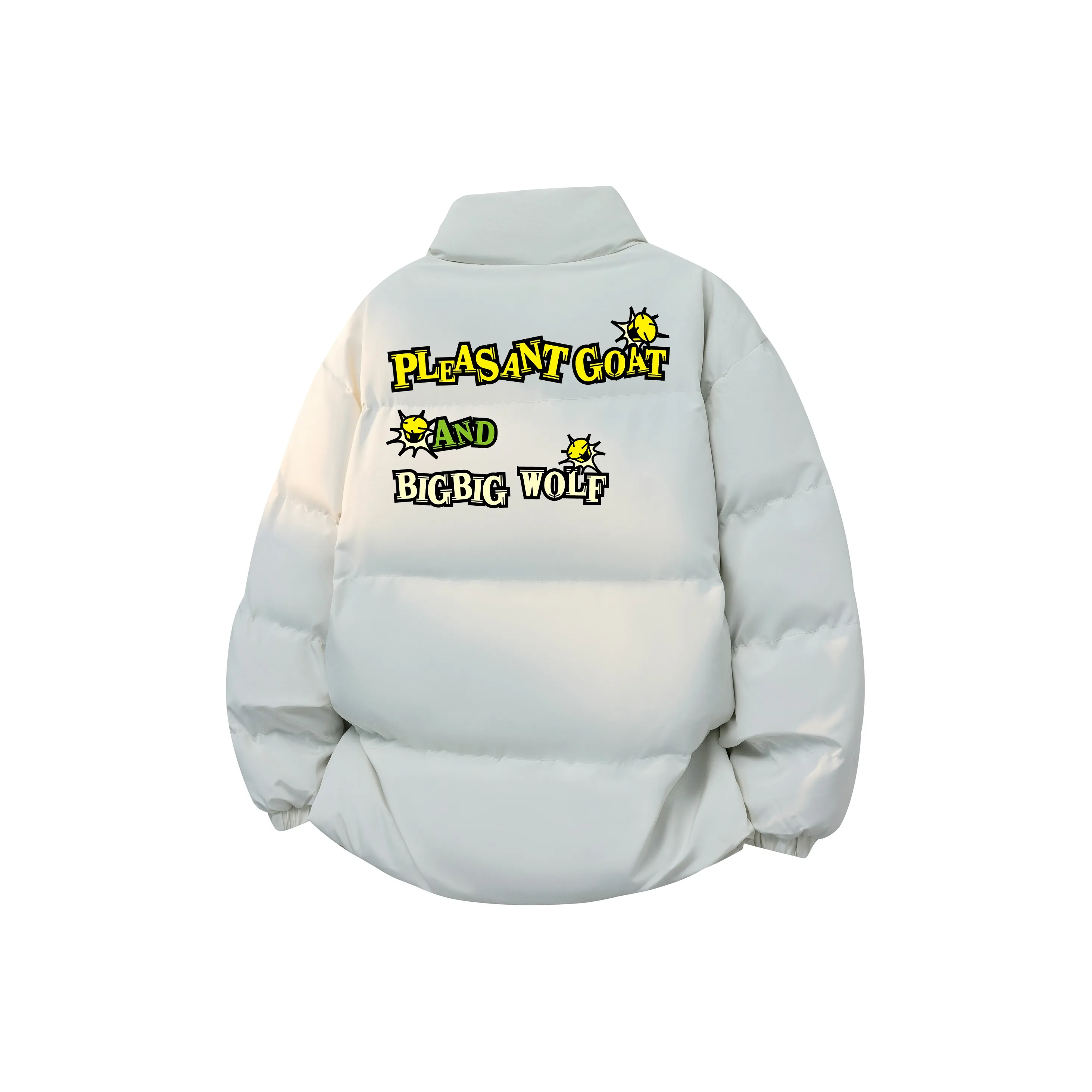 Pleasant Goat and Big Big Wolf Хлопковый пуховик Унисекс