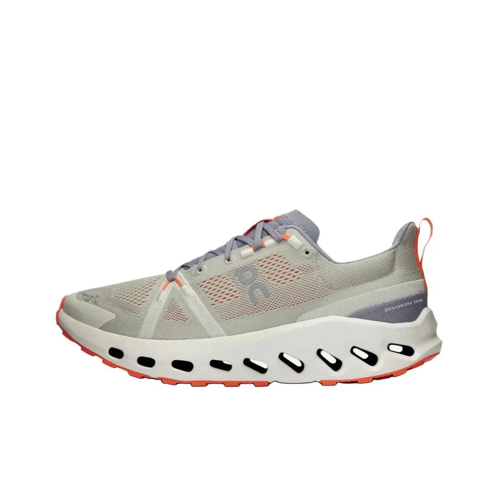 On Cloudsurfer Trail Running Shoes Men Low-Top Gray