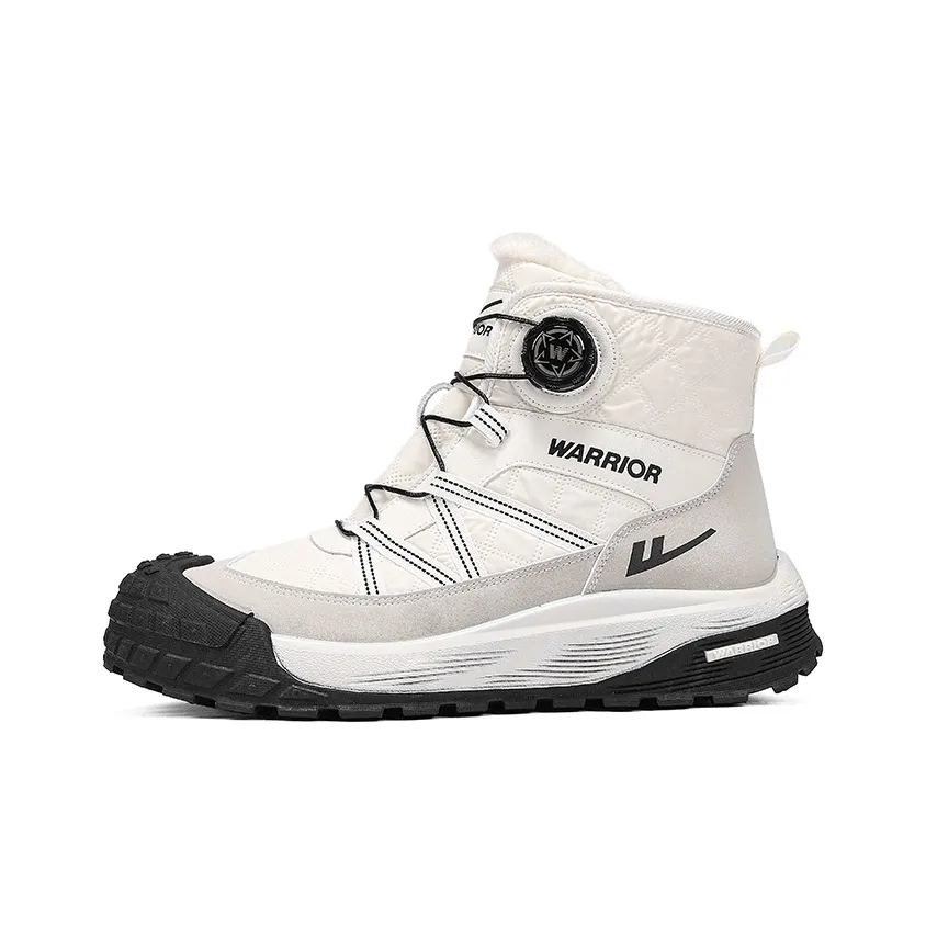 Warrior Термический Изоляционный Устойчивый к Износу Амортизирующий Короткий Сноубутсы Мужской Бежевый Черный